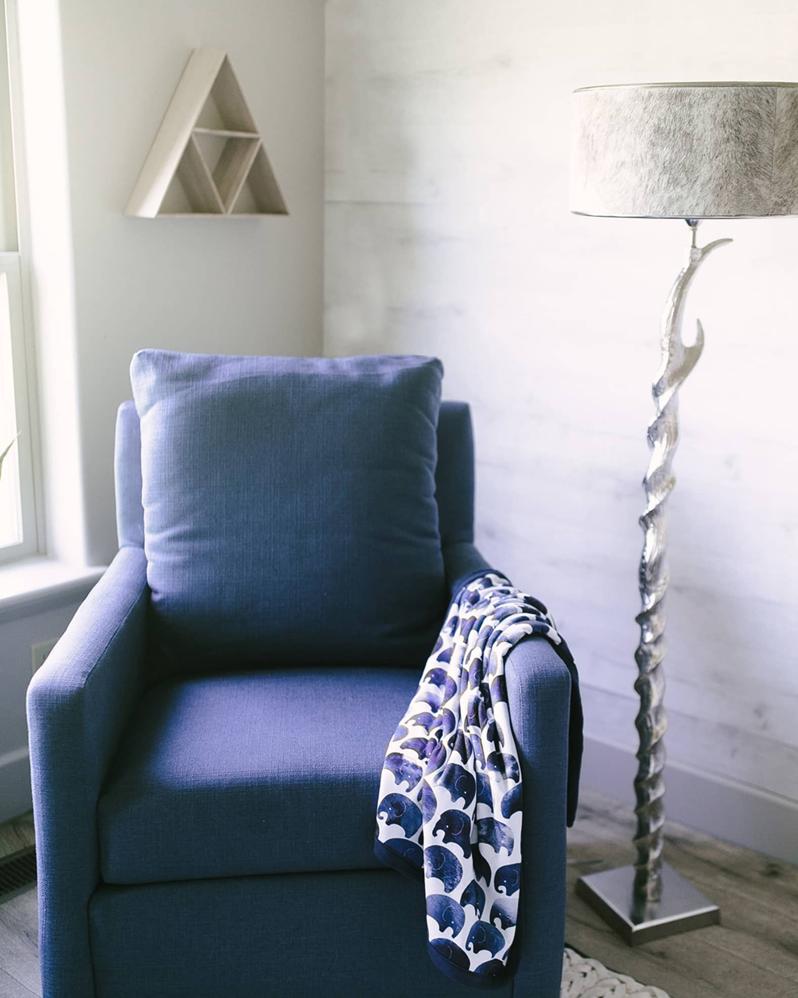 18x18 Velvet Midnight Lumbar Pillow by Oilo main image 0