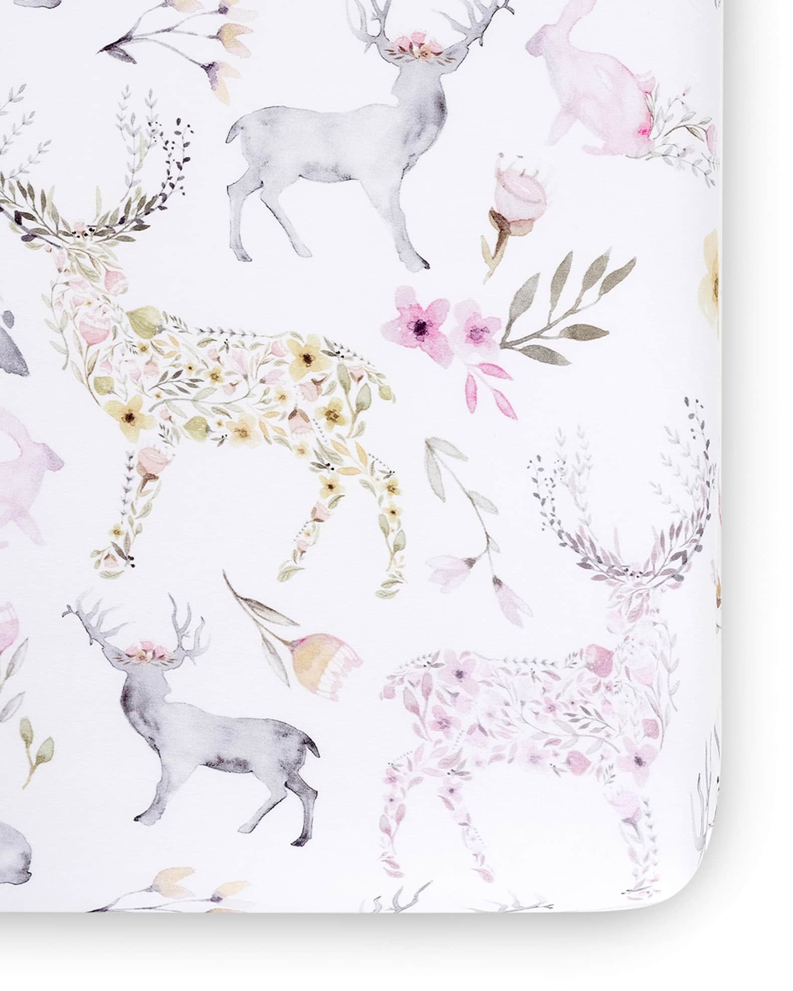 Fawn Jersey Standard Crib Sheet 0