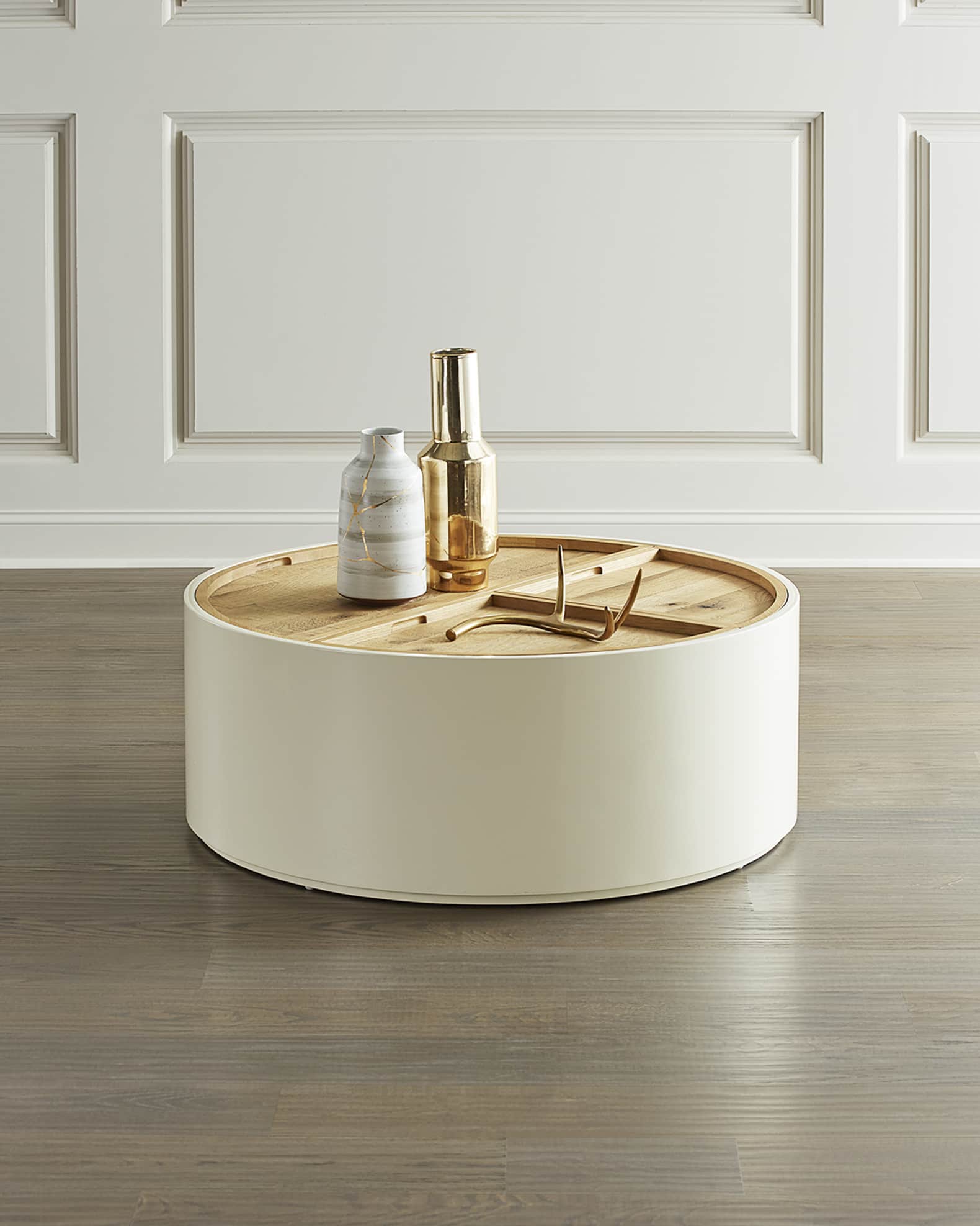 Four Hands Cassie Drum Style Coffee Table | Neiman Marcus