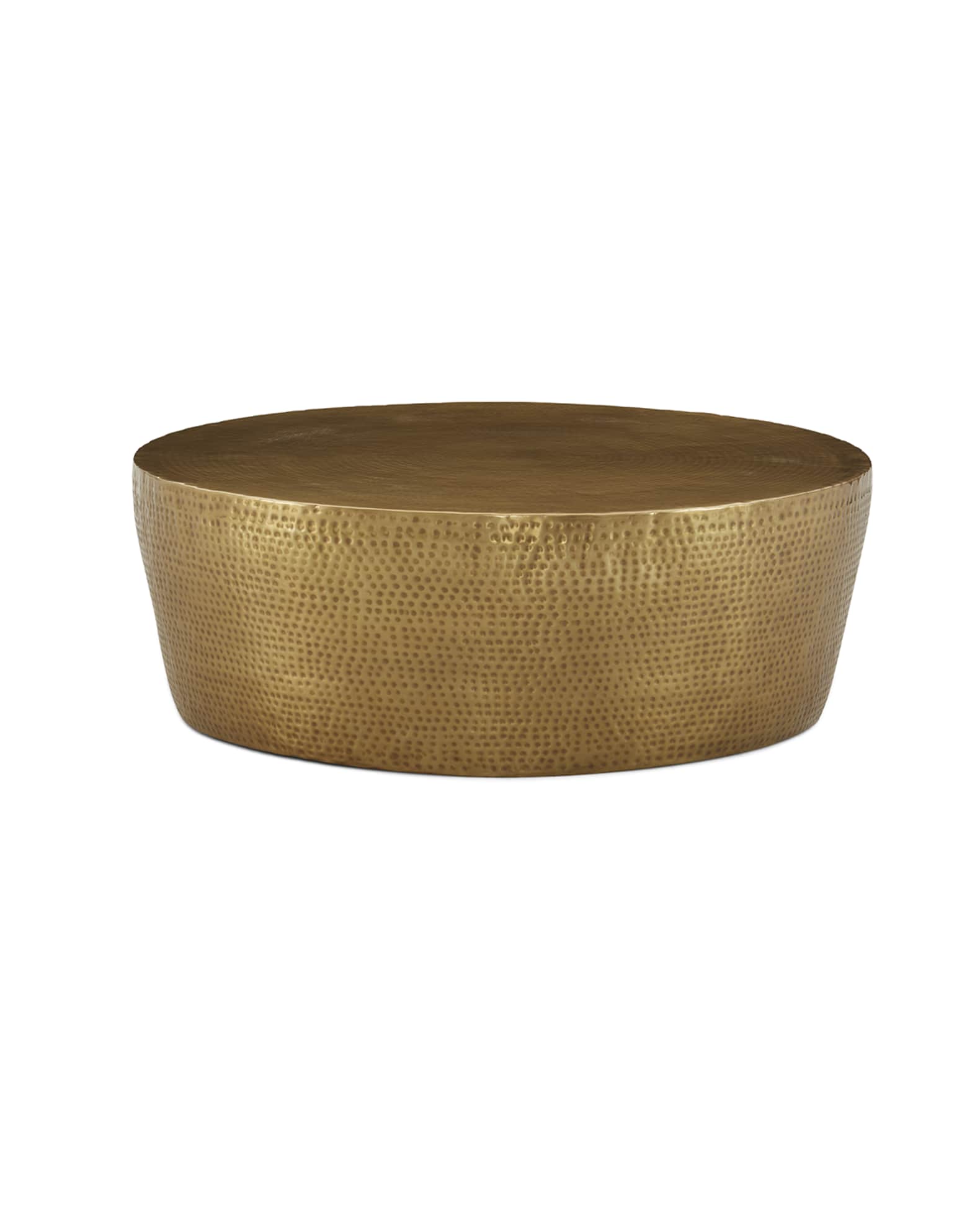 Izmir Hammered Brass Coffee Table 1