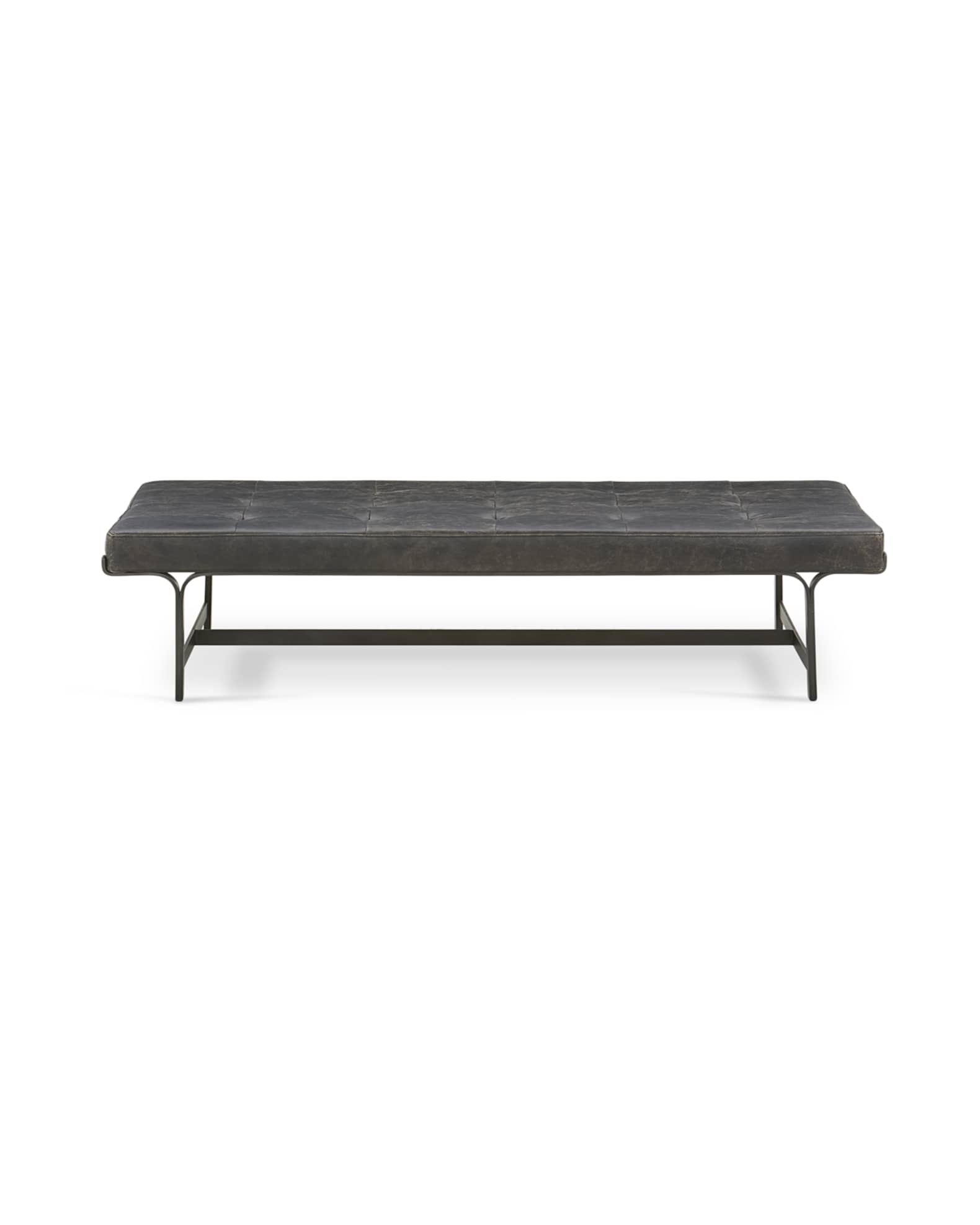 Thompson Leather Tufted Coffee Table 1