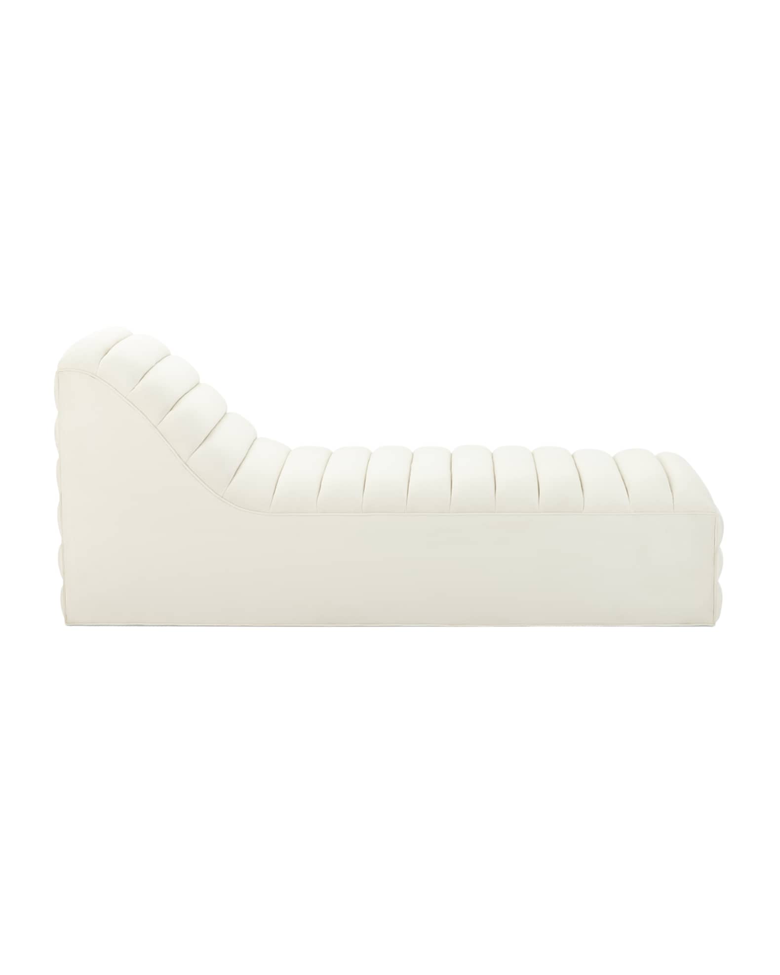 Simone Channel Tufted Chaise 1