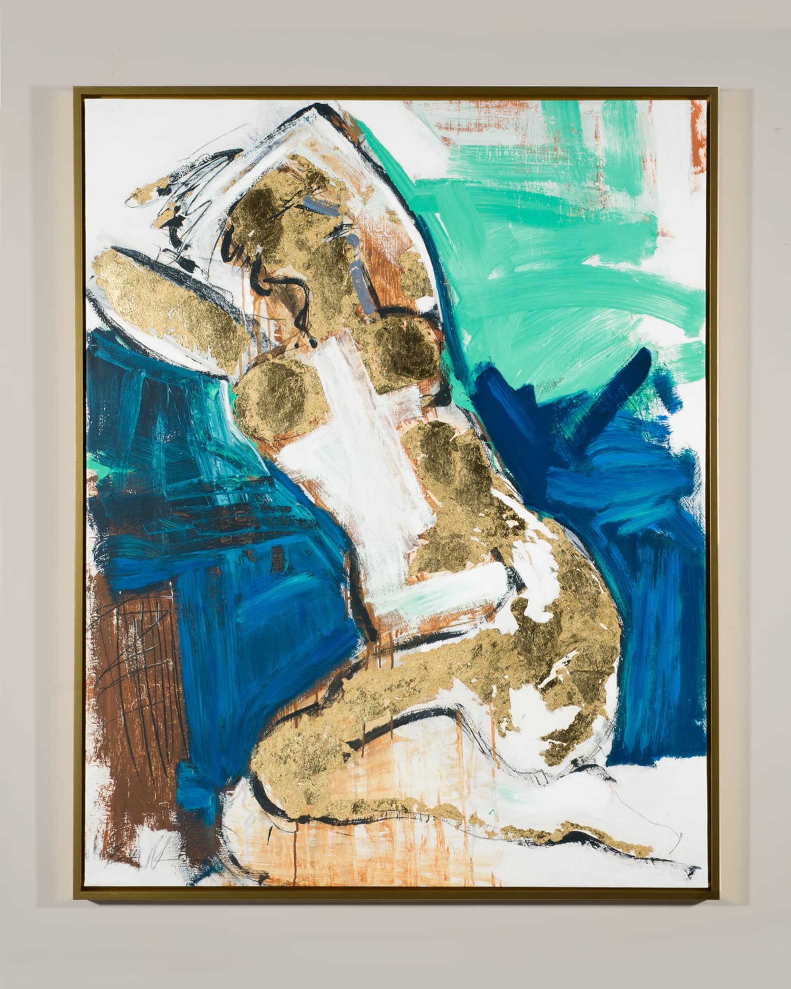 "Gold Repose" Giclee Canvas Art by Robert Robinson 0