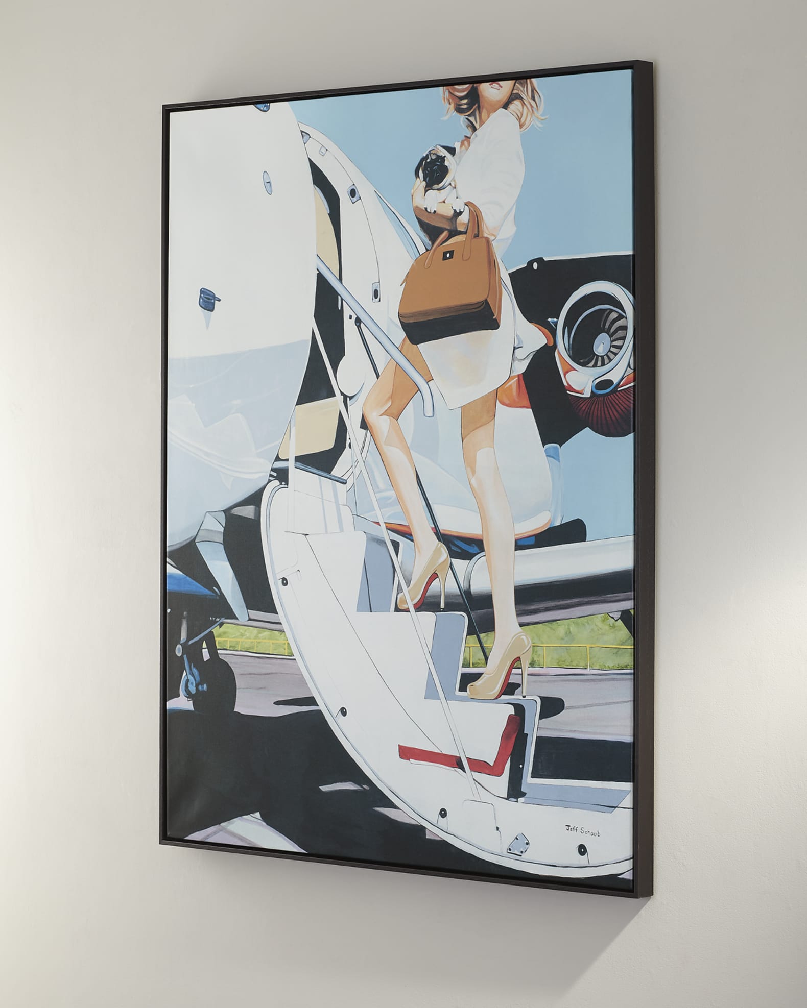 "Jet Setter" Giclee Canvas Art by Jeff Schaub 1