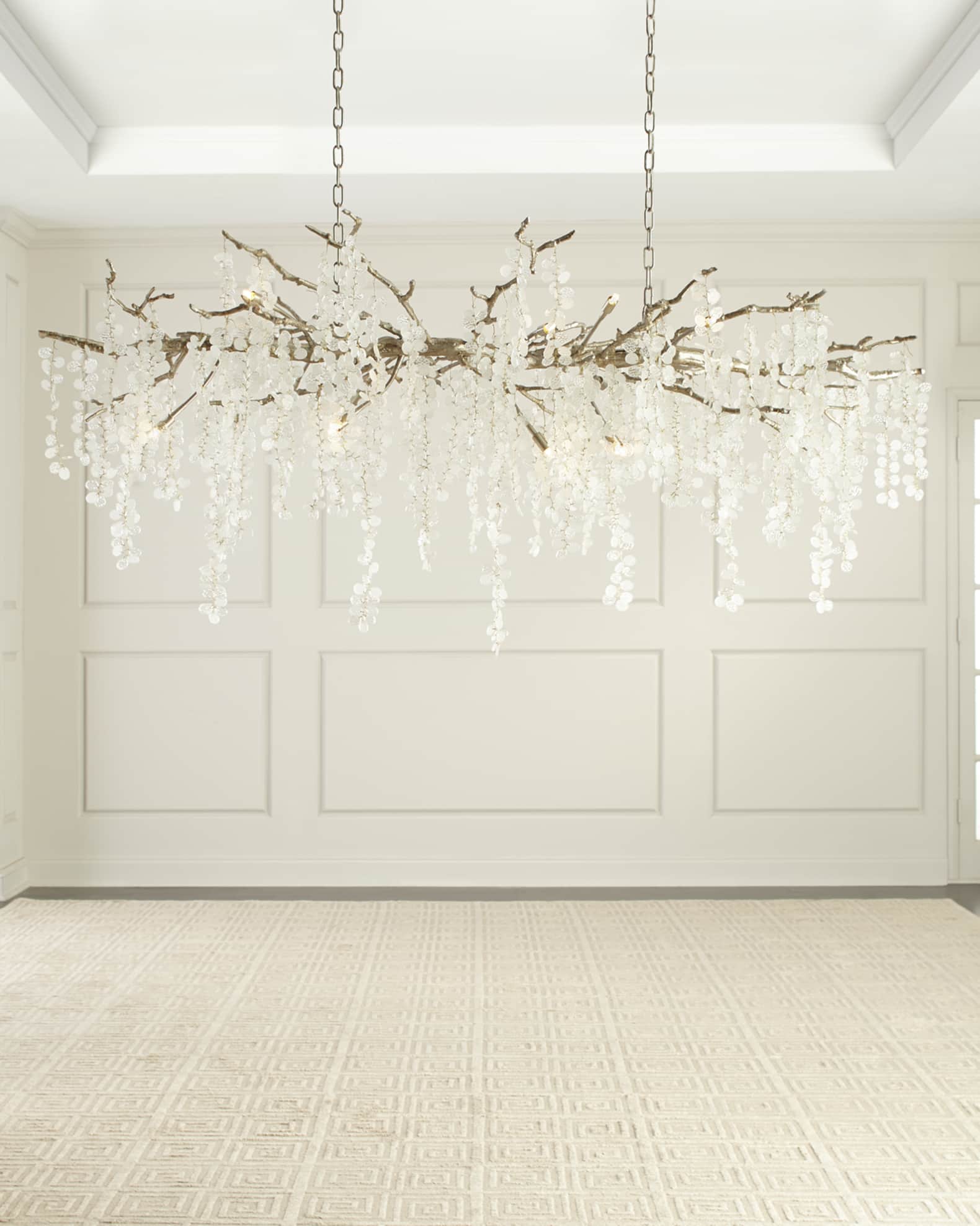 Shiro Noda 15-Light Glass Chandelier 1