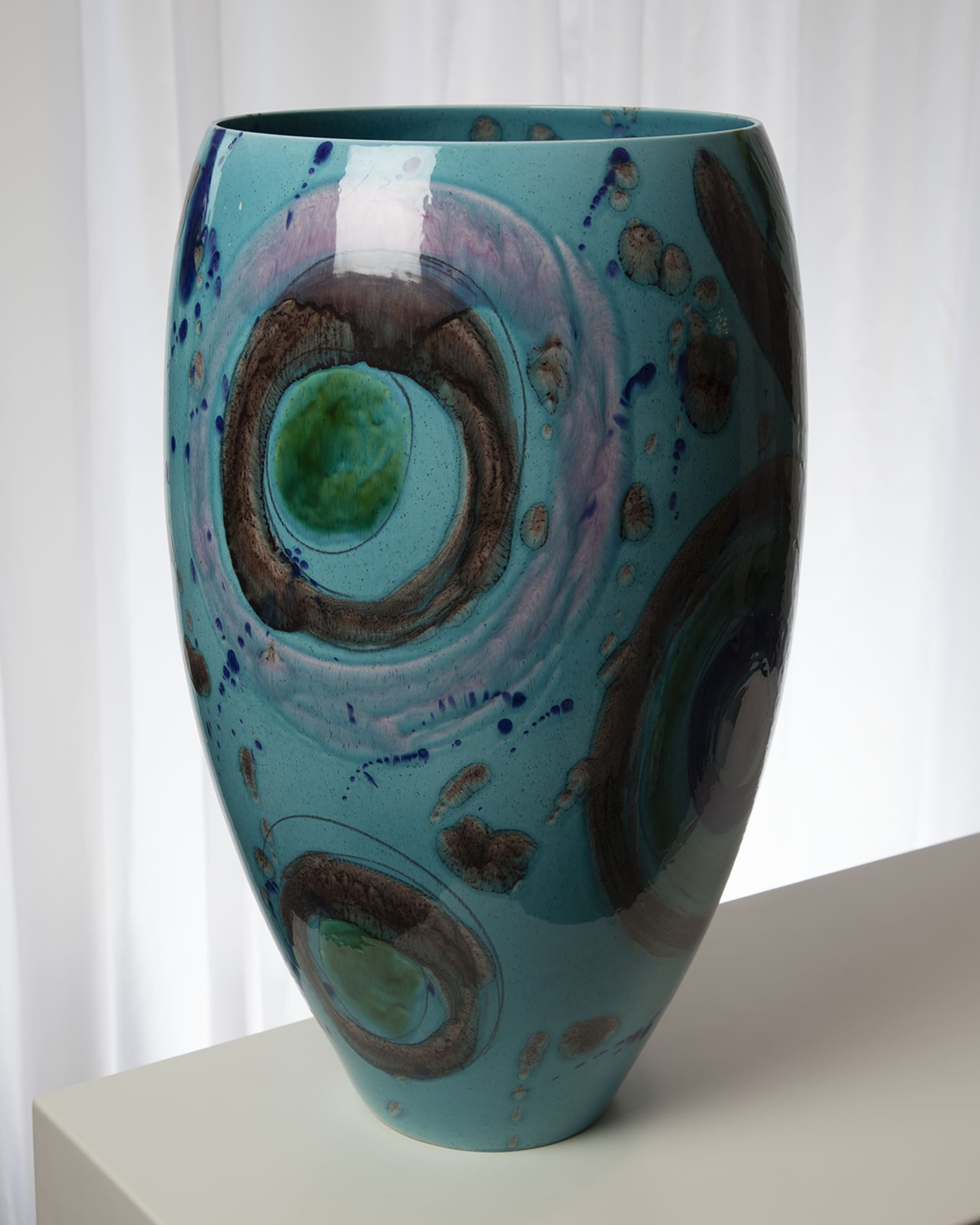 Blue Spots Vase 1