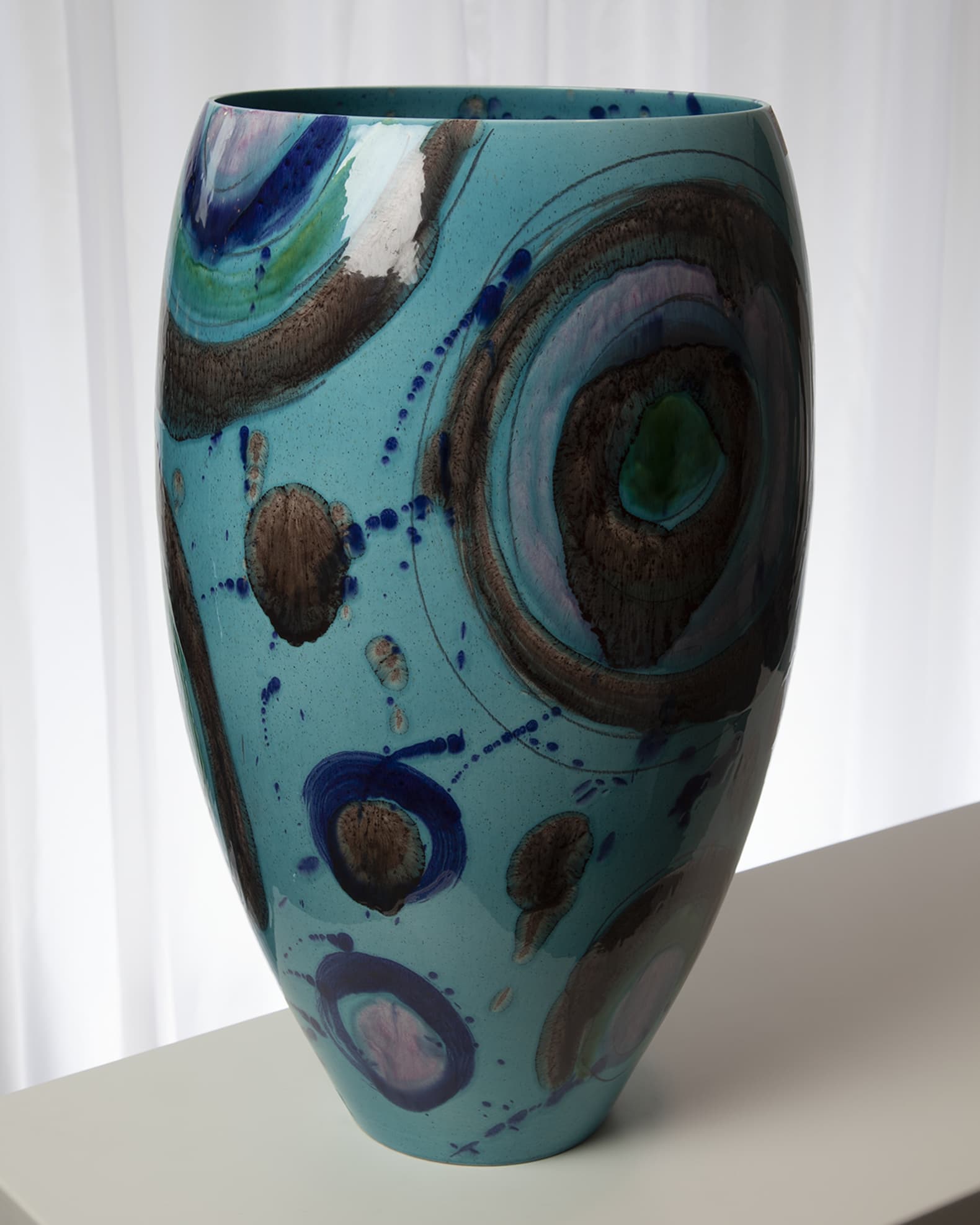 Blue Spots Vase 0