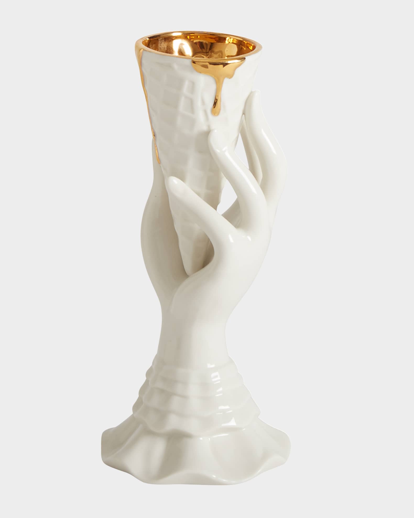 Jonathan Adler Gilded Muse IScream Vase Neiman Marcus