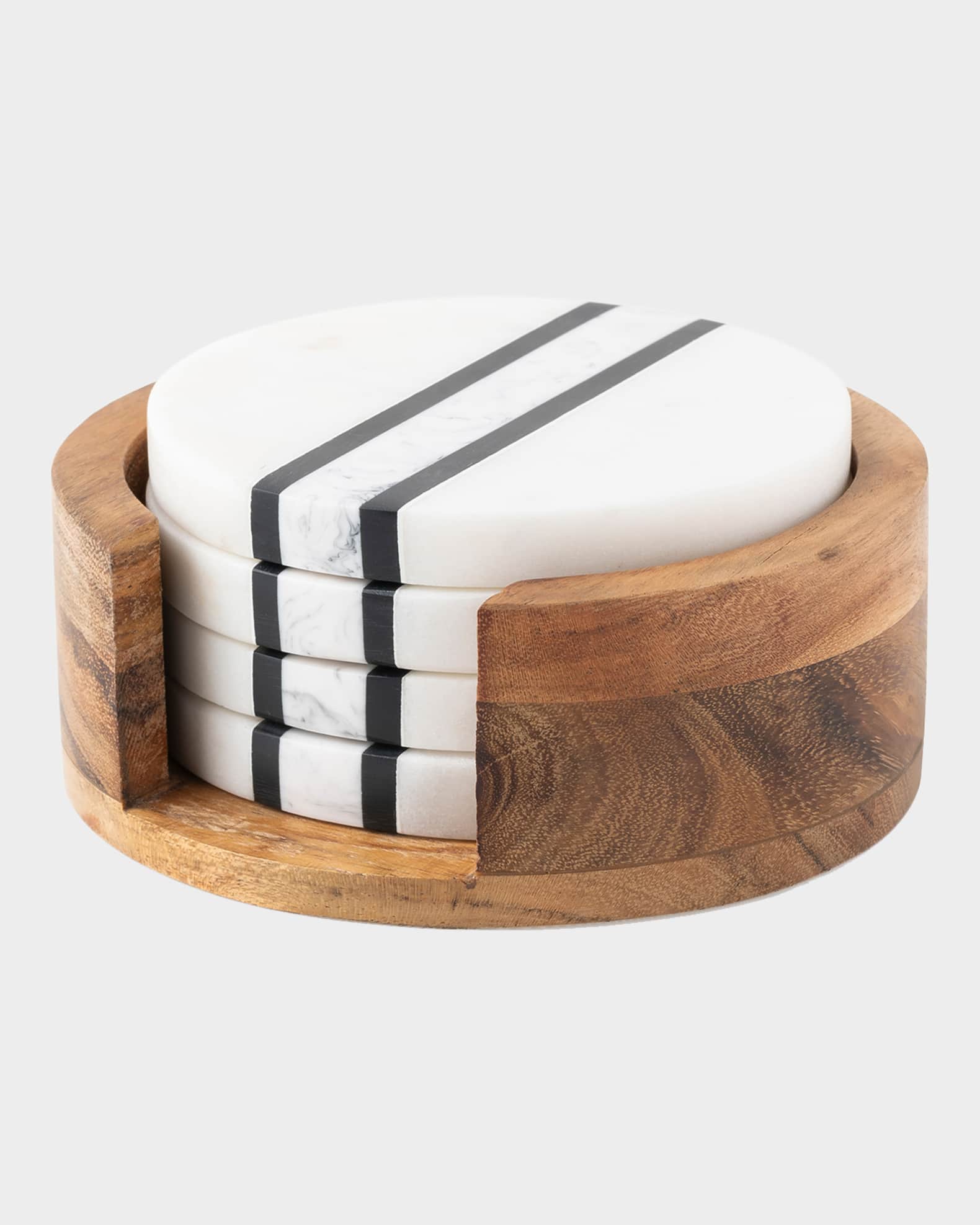 Stonewood Stripe Coasters, Set of 4 1