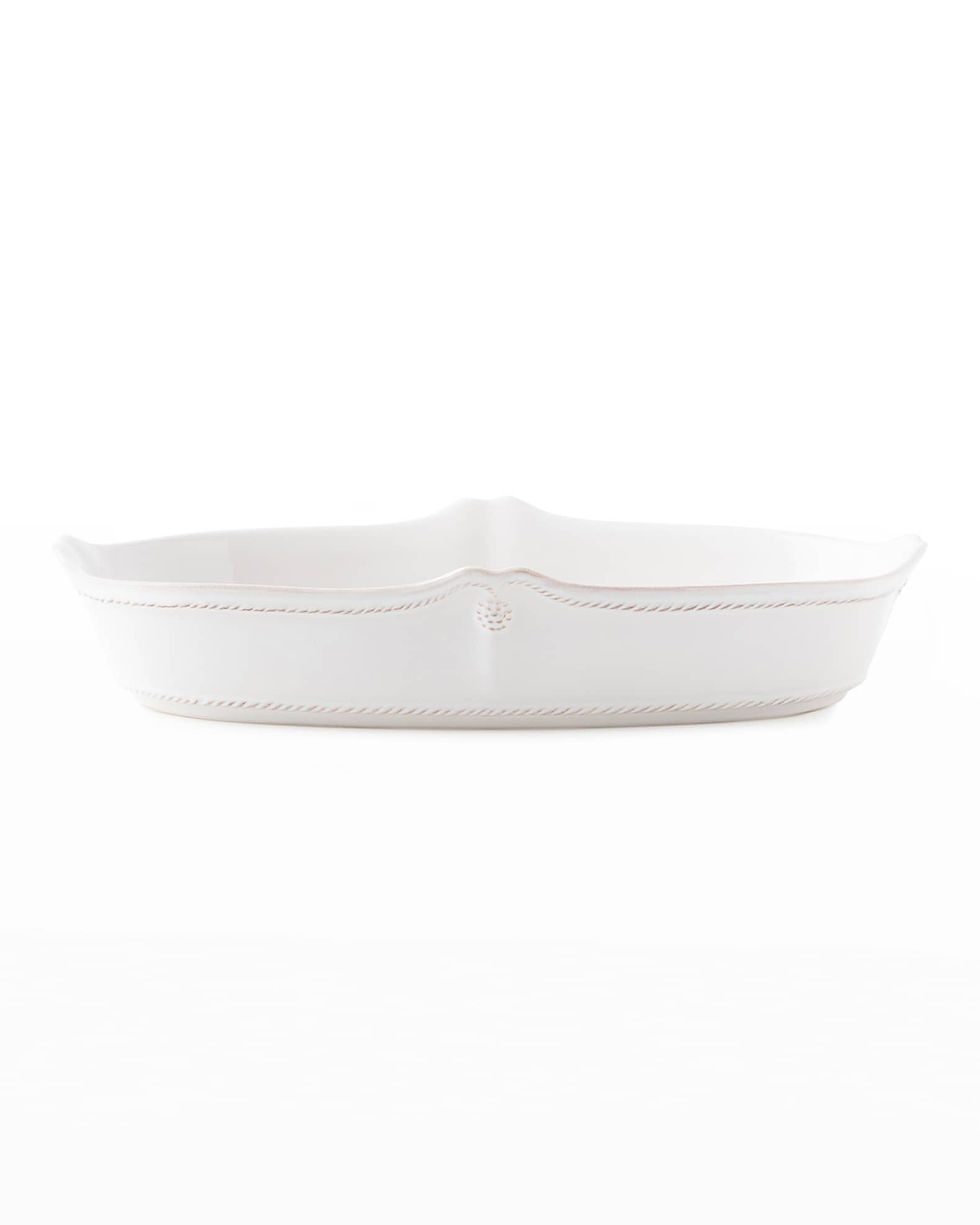 Berry & Thread 12" Oblong Server - Whitewash 1
