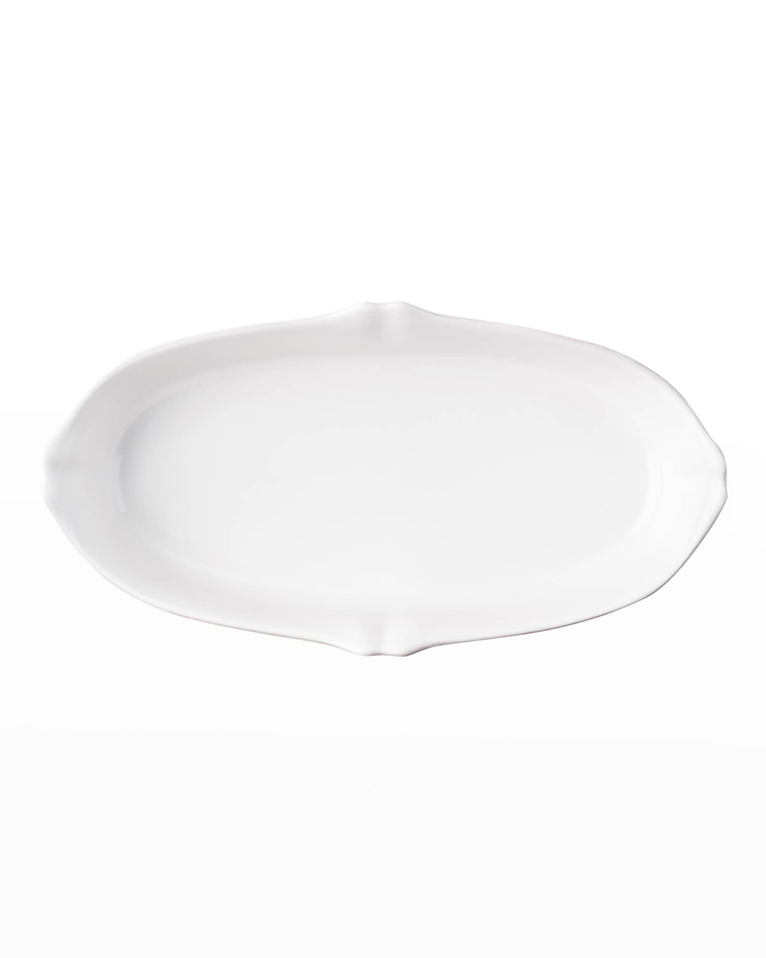 Berry & Thread 12" Oblong Server - Whitewash 0