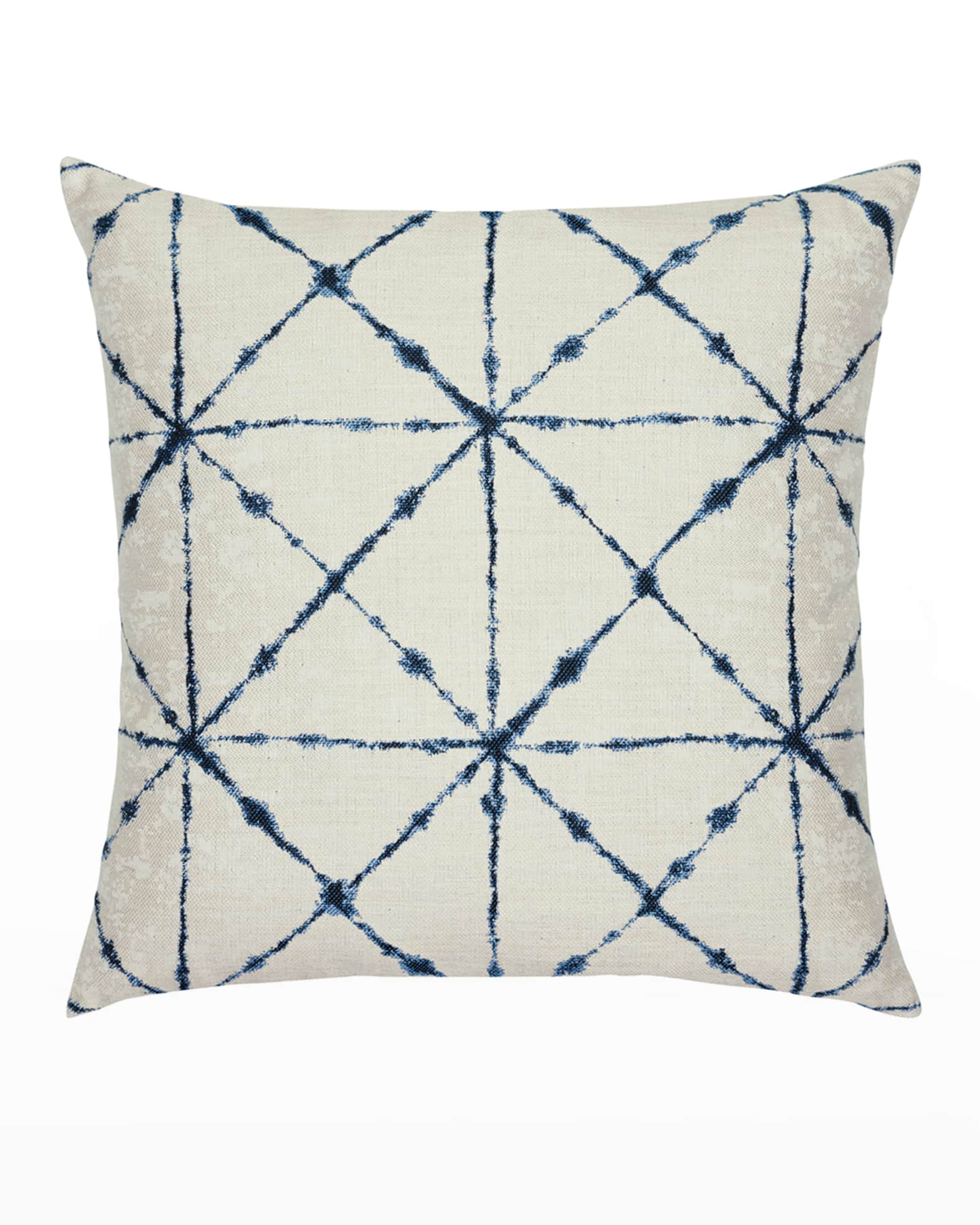 Elaine Smith Trilogy Sunbrella Pillow Indigo Neiman Marcus