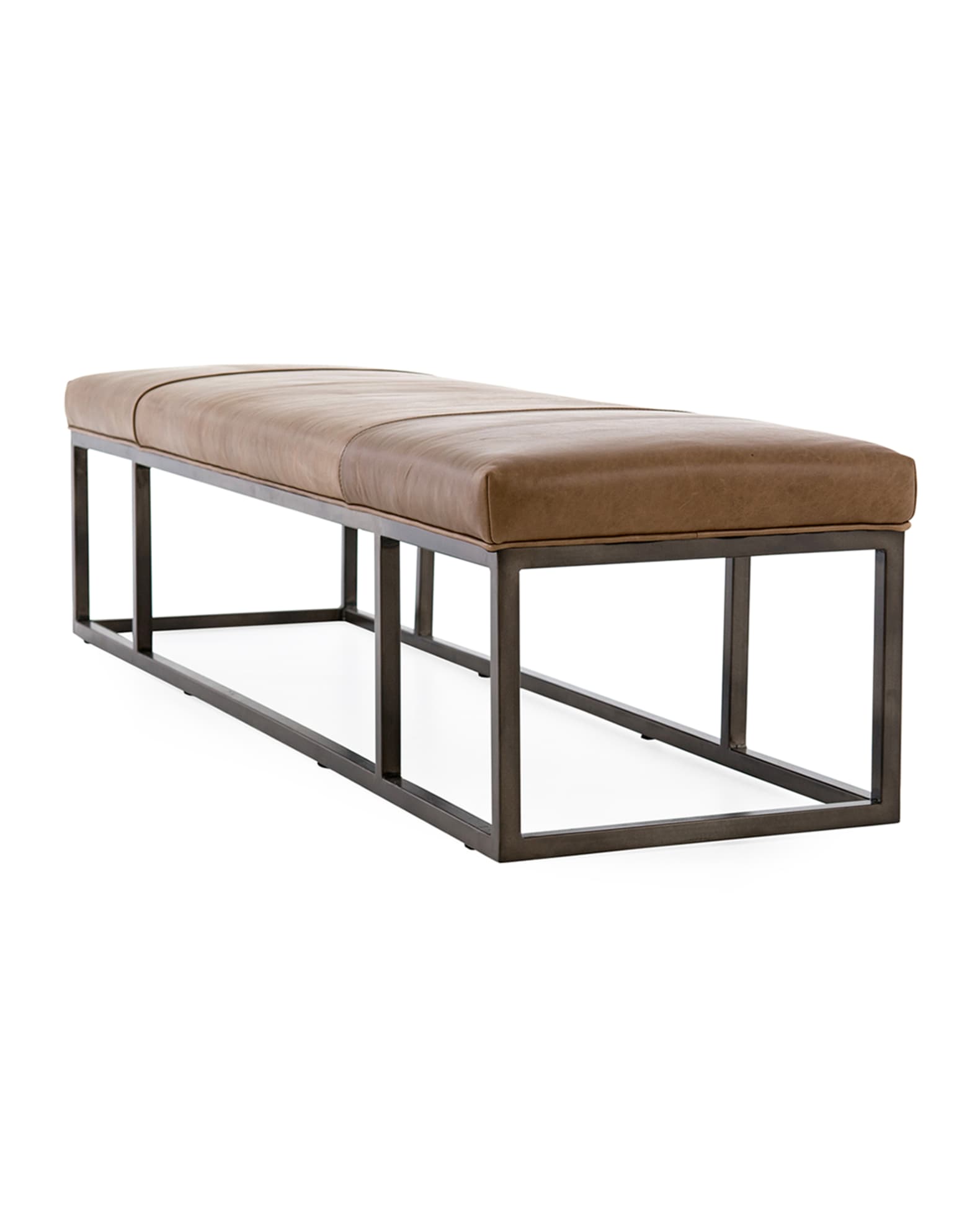 Four Hands Beaumont Leather Bench Neiman Marcus