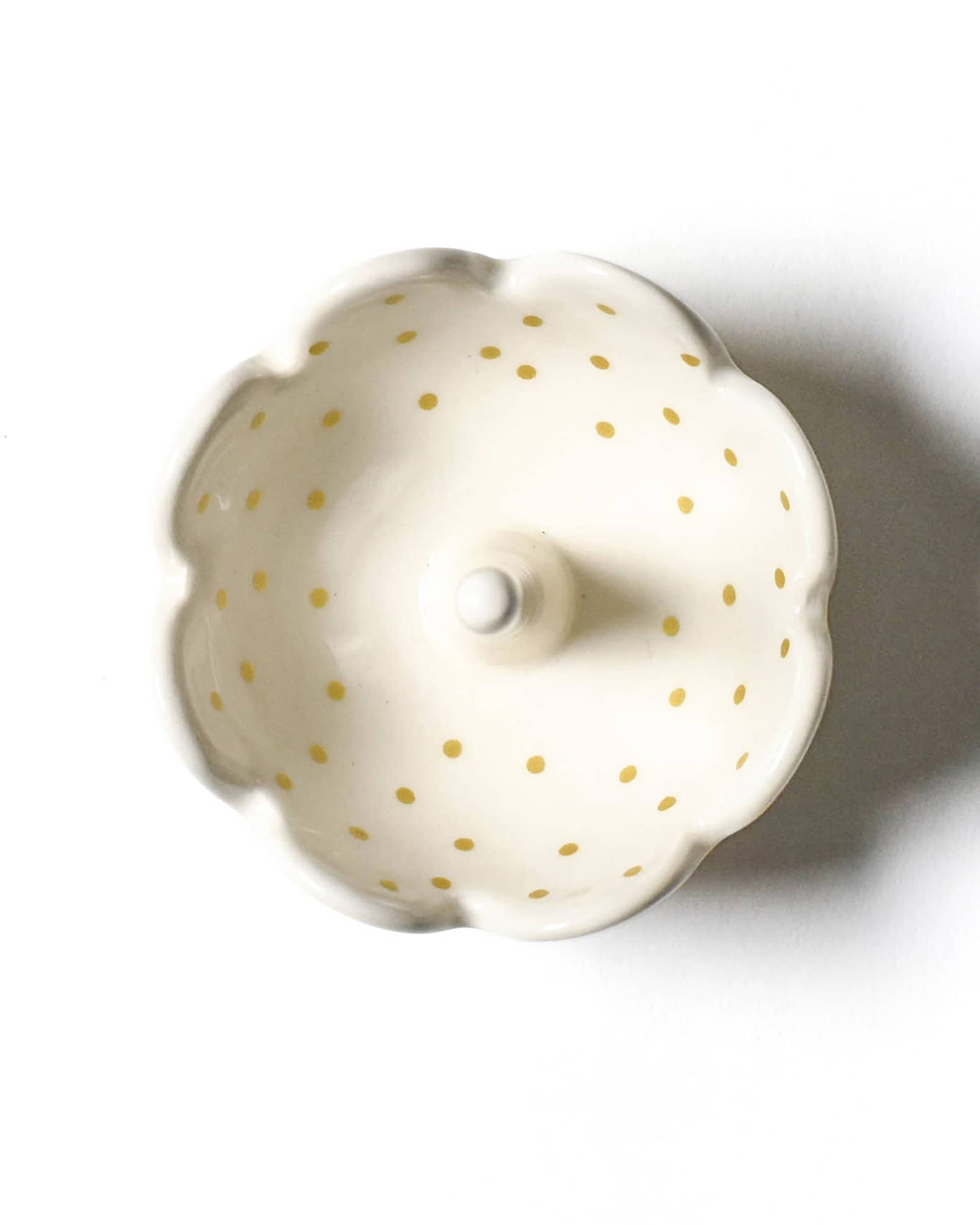 Swiss Dot Scalloped Ring Dish 1