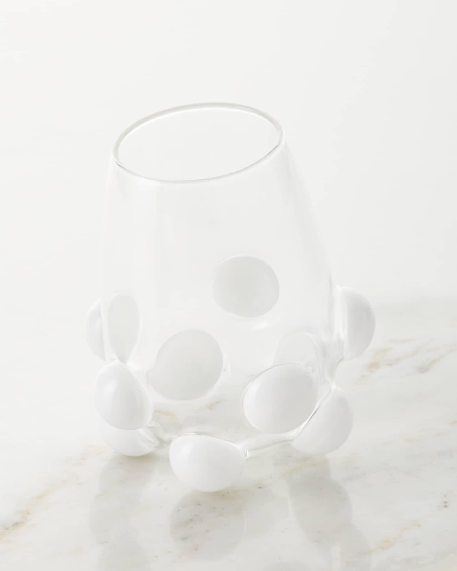 Bubble Wine Glass, White 0