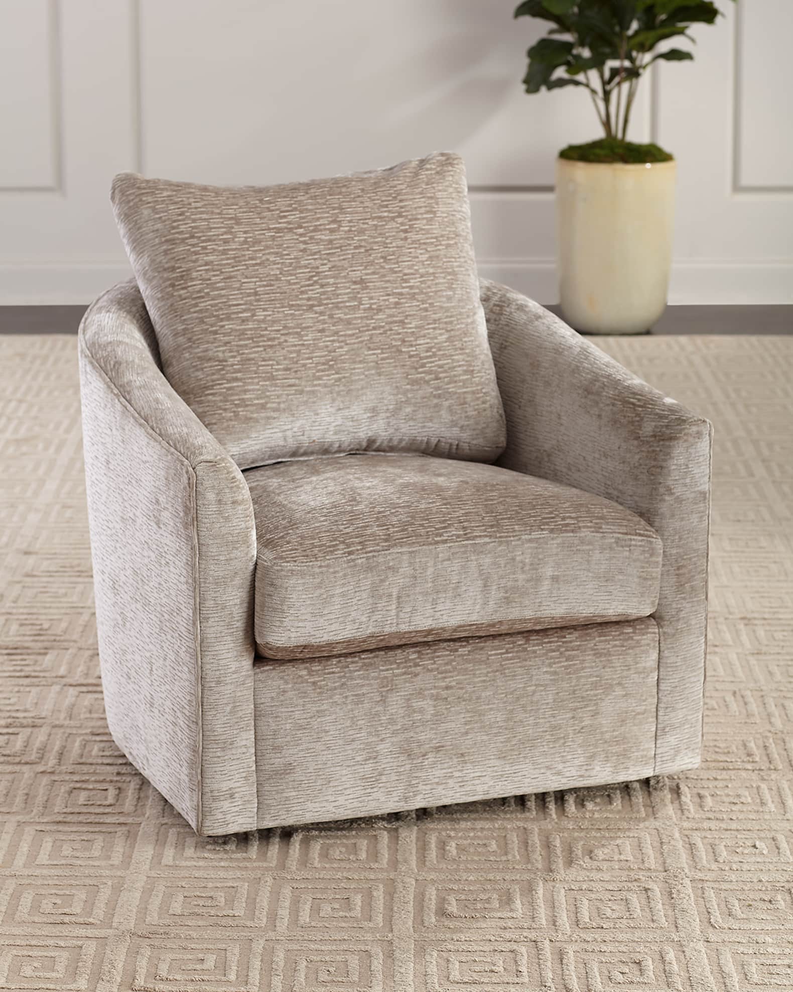Bernhardt Astoria Swivel Chair | Neiman Marcus