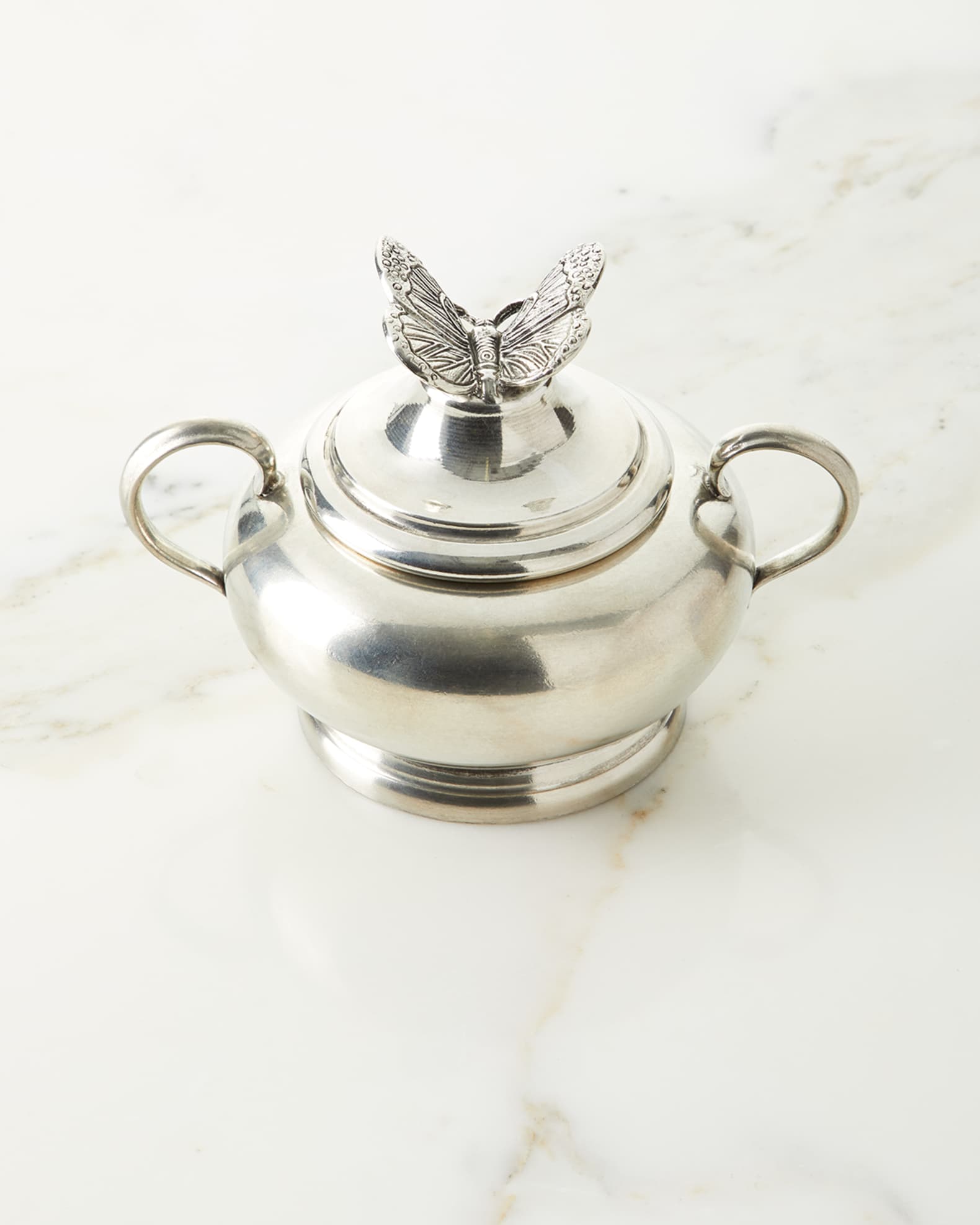 Pewter Sugar Holder 0