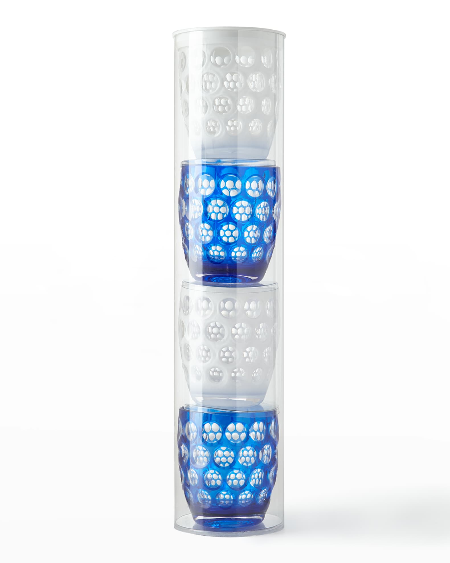Set of 4 Double Old Fashioned Glasses 1