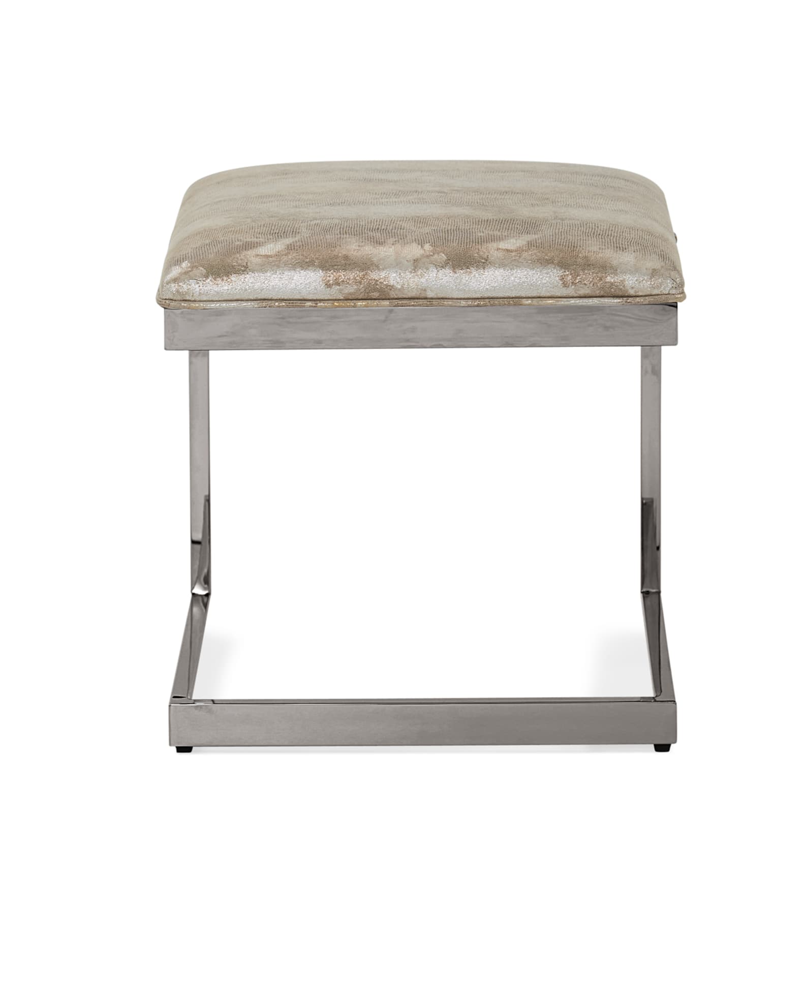 Lyndon Leather Ottoman 1