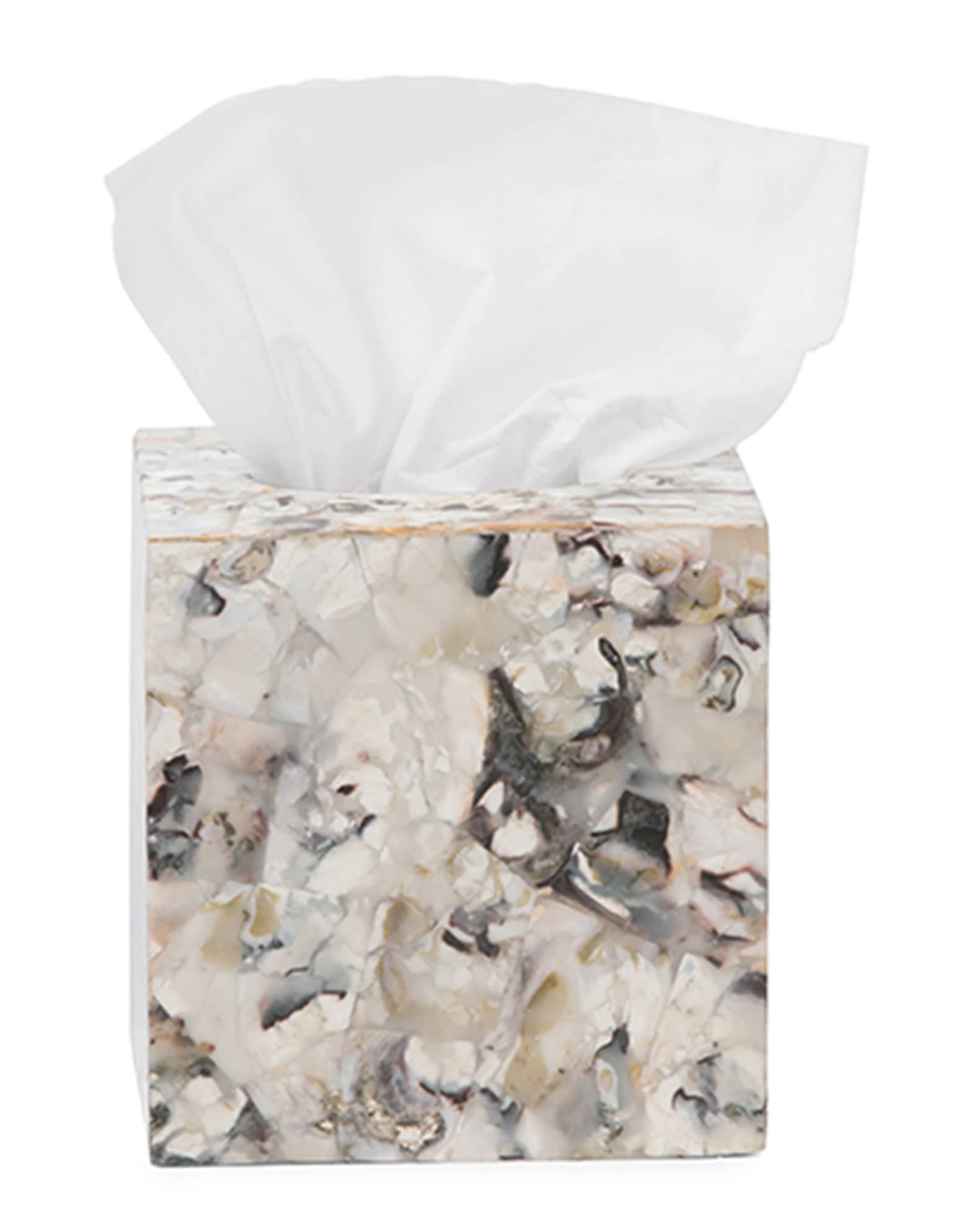 Pigeon and Poodle Tramore Natural Laminated Tissue Box Cover Neiman