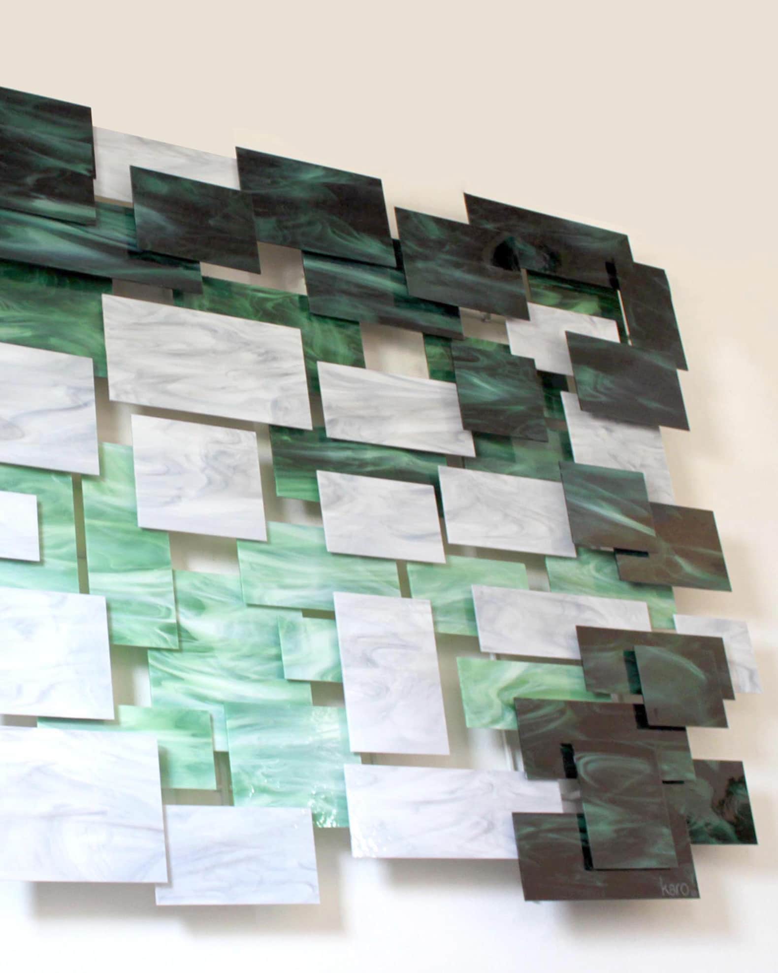 Malachite Medium Wall Sculpture 1