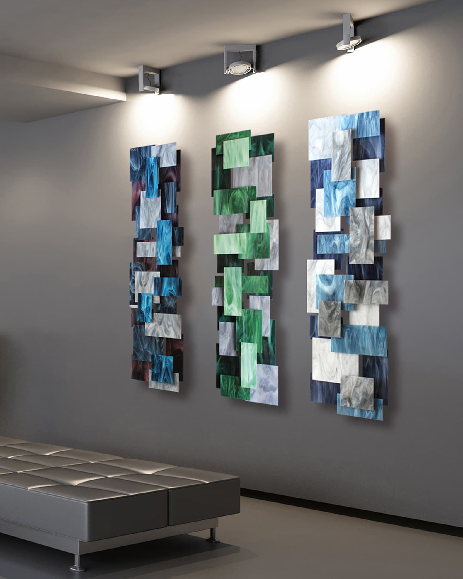 Triptych Wall Sculpture 1