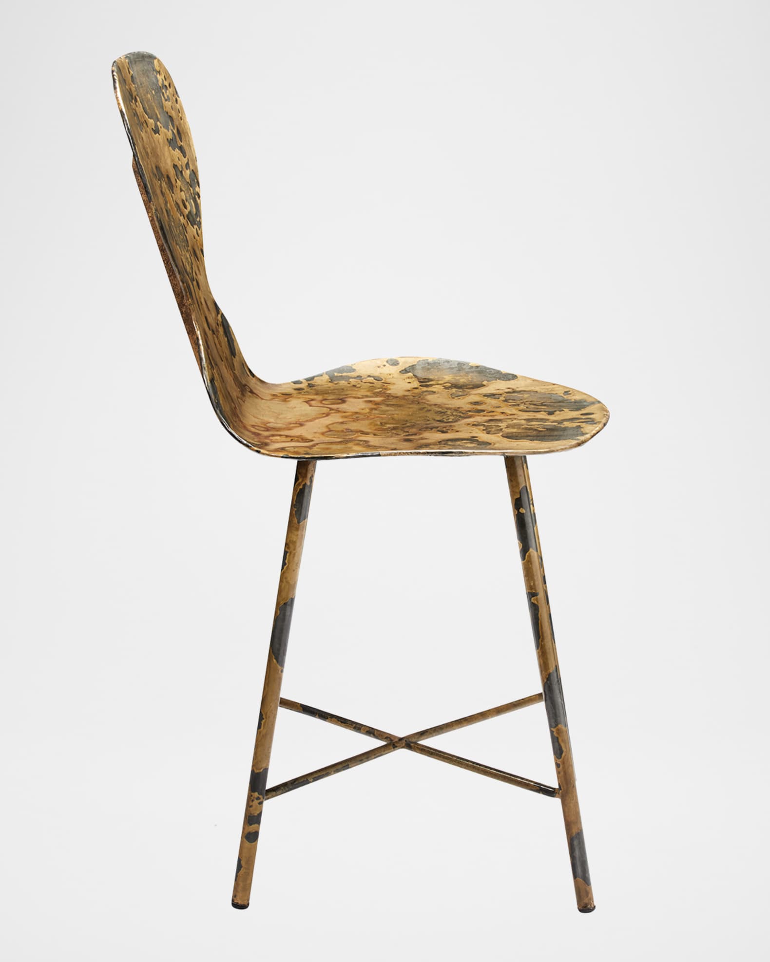 Mildred Acid Washed Metal Chair 1