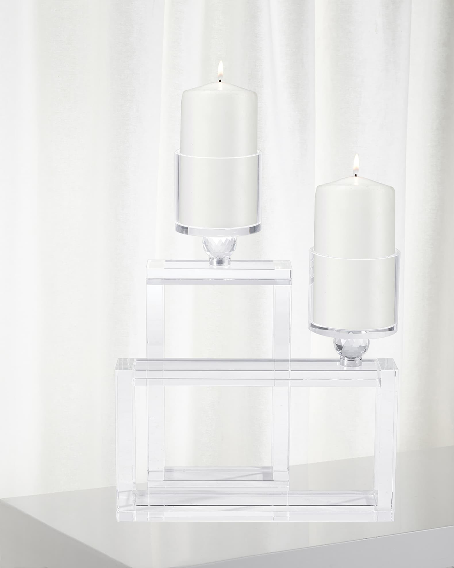 Cubic Candle Holders, Set of 2 | Neiman Marcus