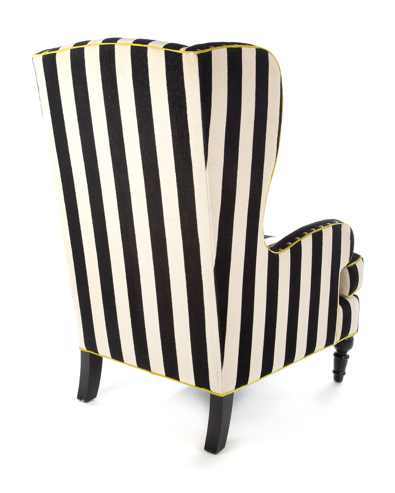 Marquee Chenille Stripe Wing Chair 1
