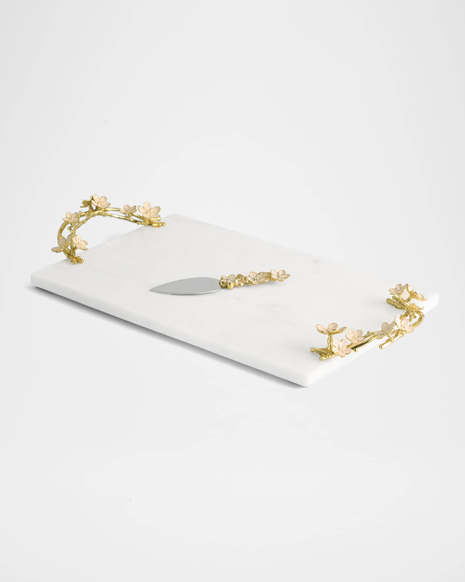 Cherry Blossom Large Cheese Board with Spreader 0