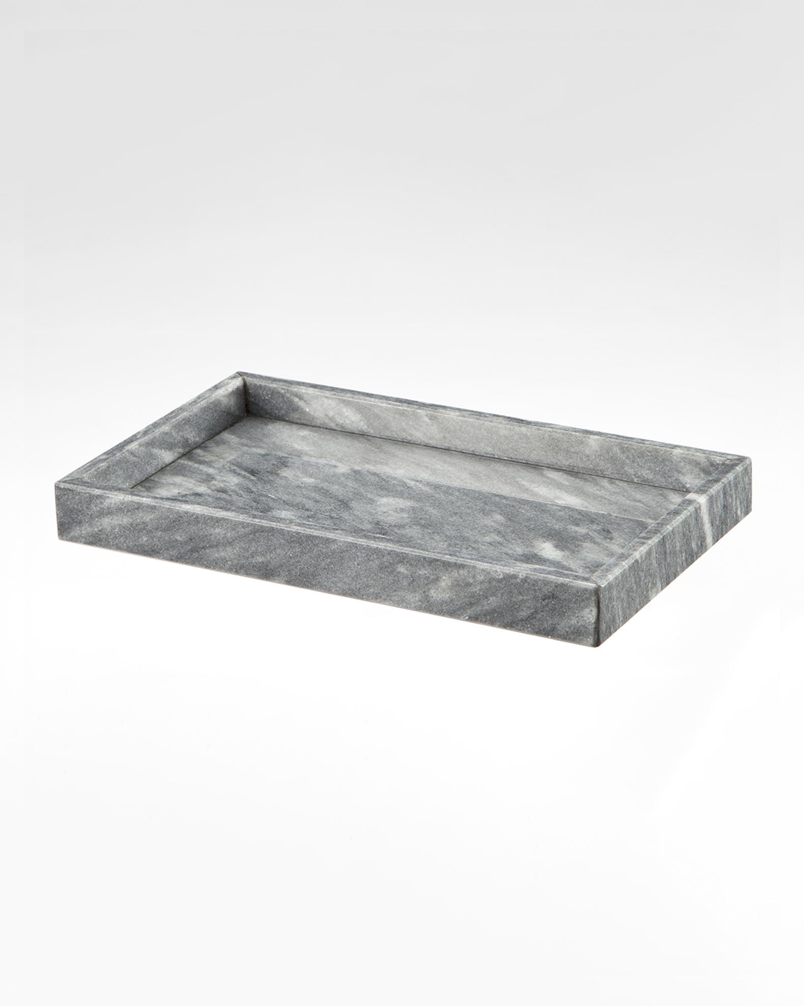 Marble Crafter Eris Collection Cloud Gray Small Vanity Tray | Neiman Marcus