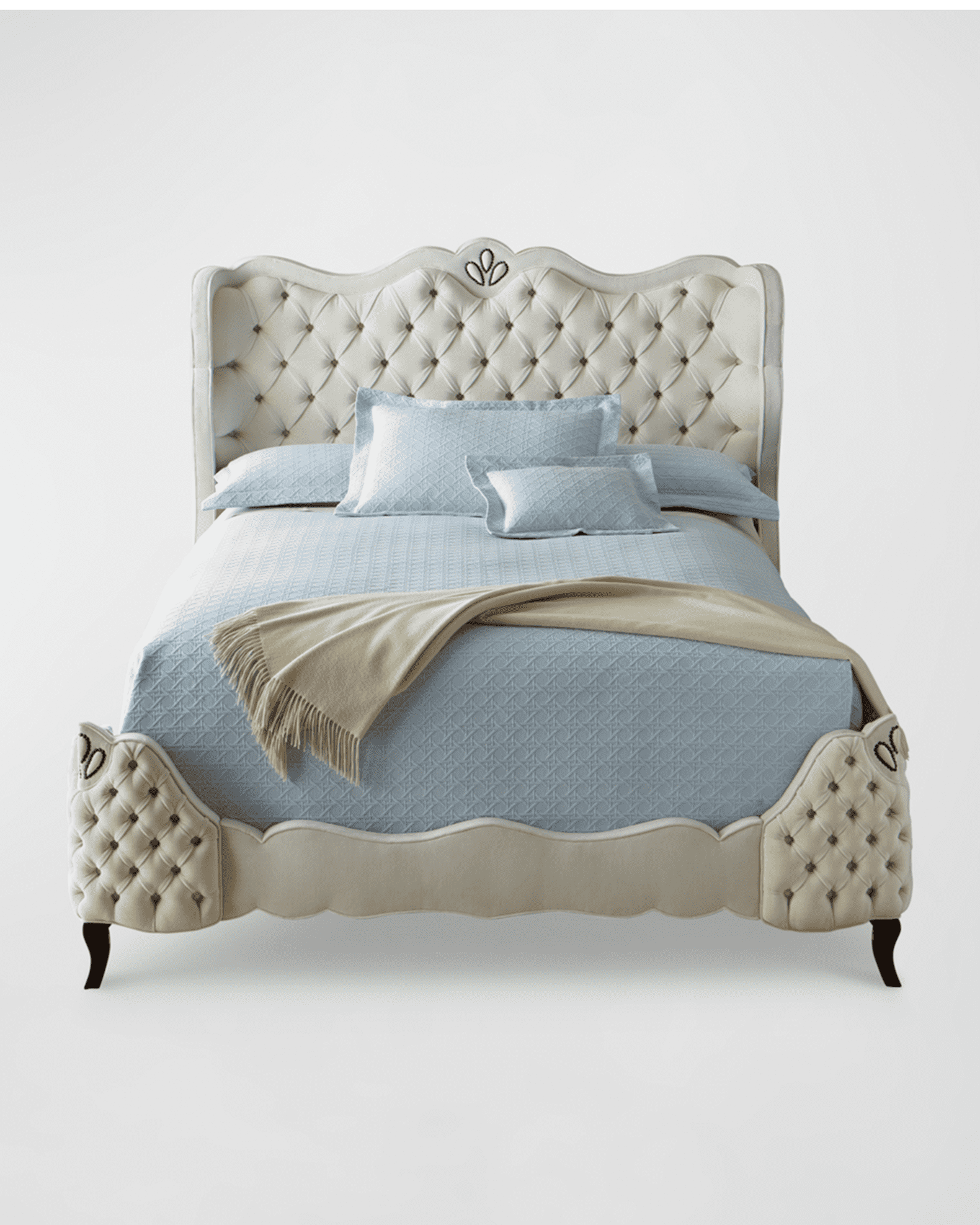 Angelica Tufted King Bed 0