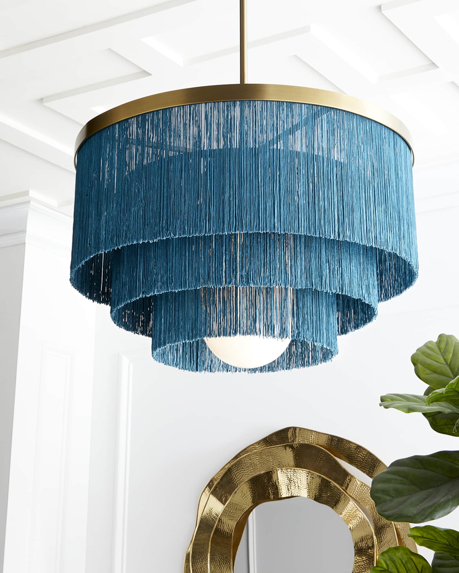 Regina Andrew Cabaret Fringe Chandelier Neiman Marcus