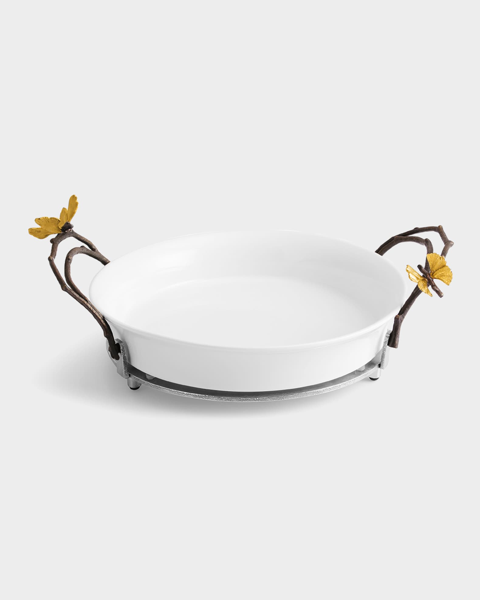 Butterfly Ginkgo Pie Dish 0