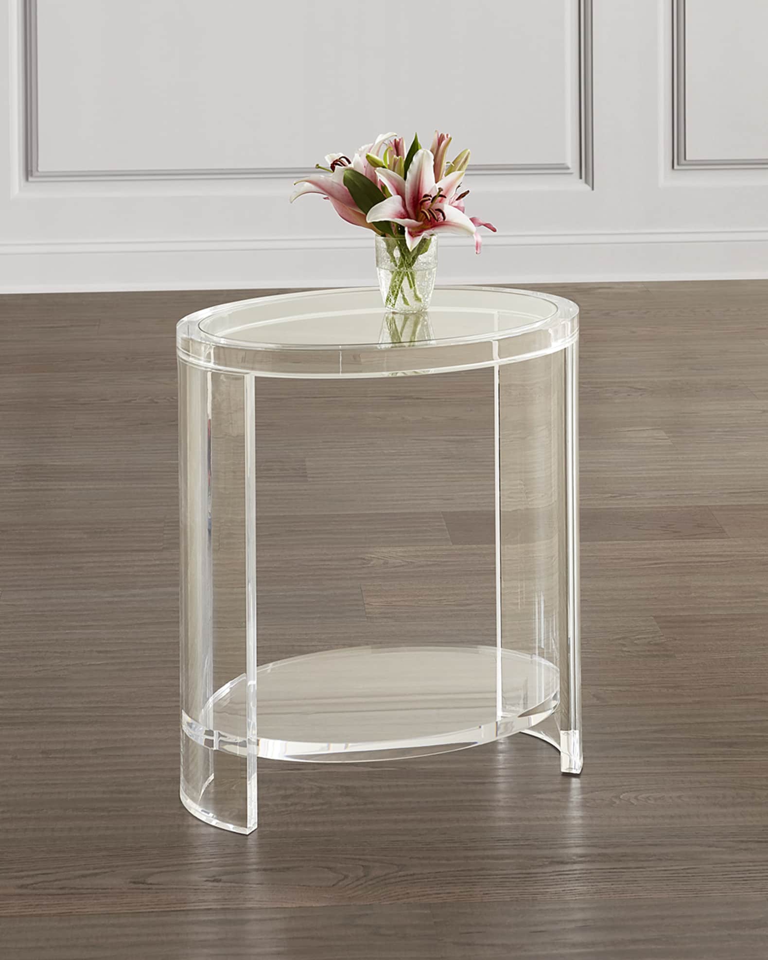 Marcel Acrylic Side Table 0