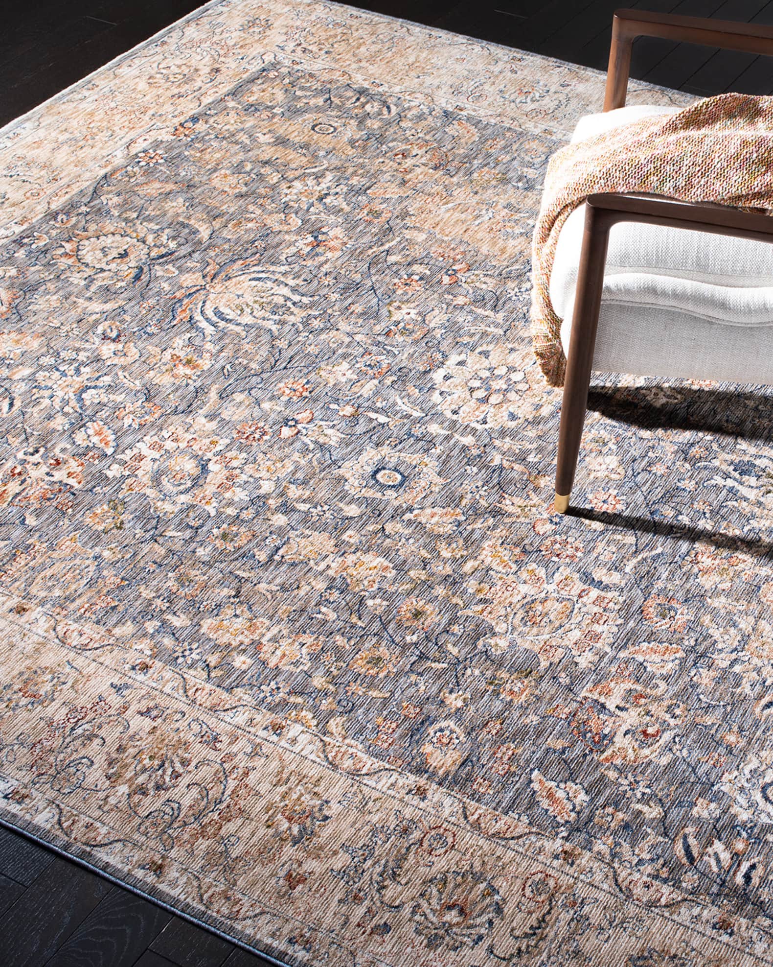Celia Gray/Ivory Power-Loomed Rug 0