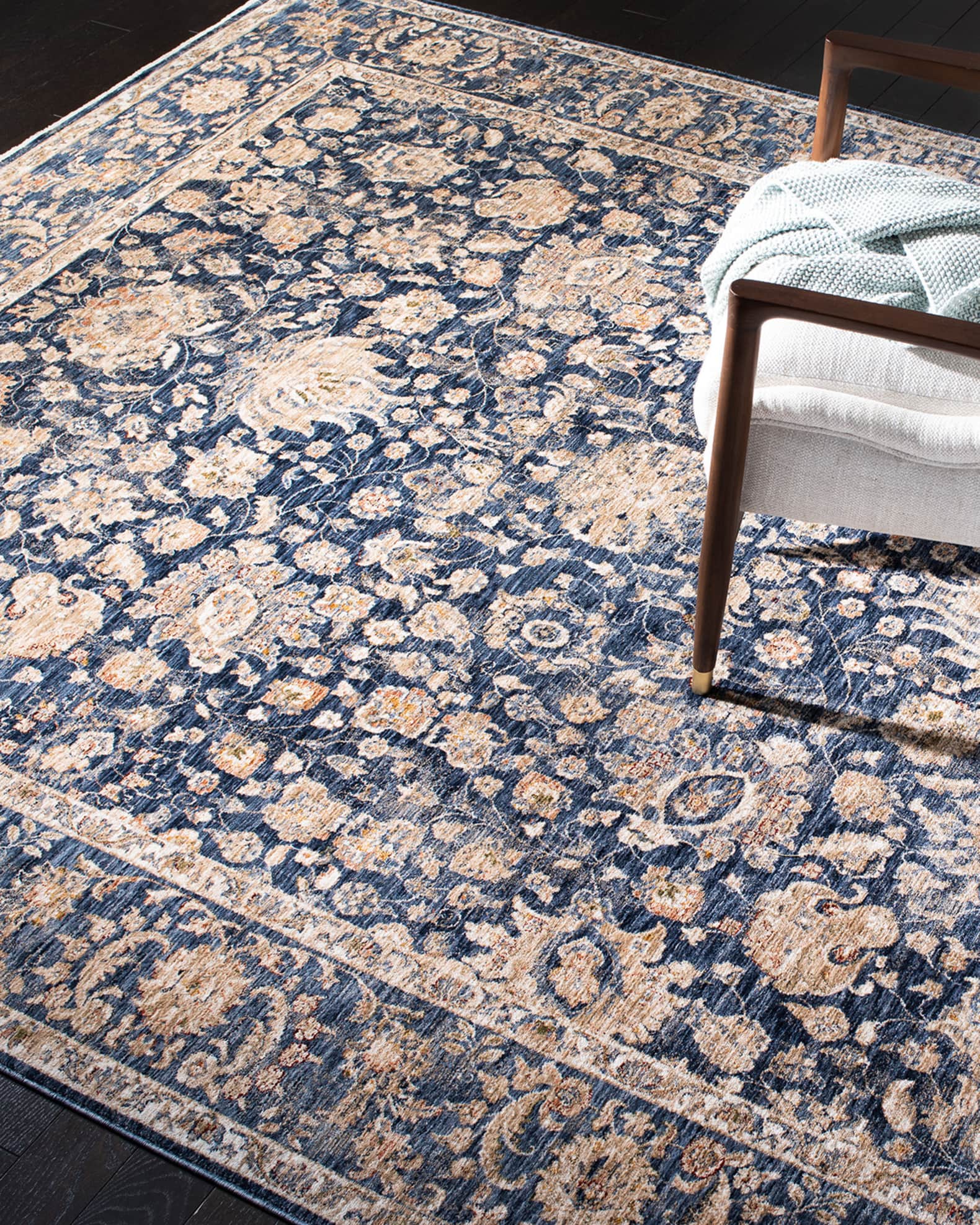 Celia Navy Power-Loomed Rug, 10' x 14' 0
