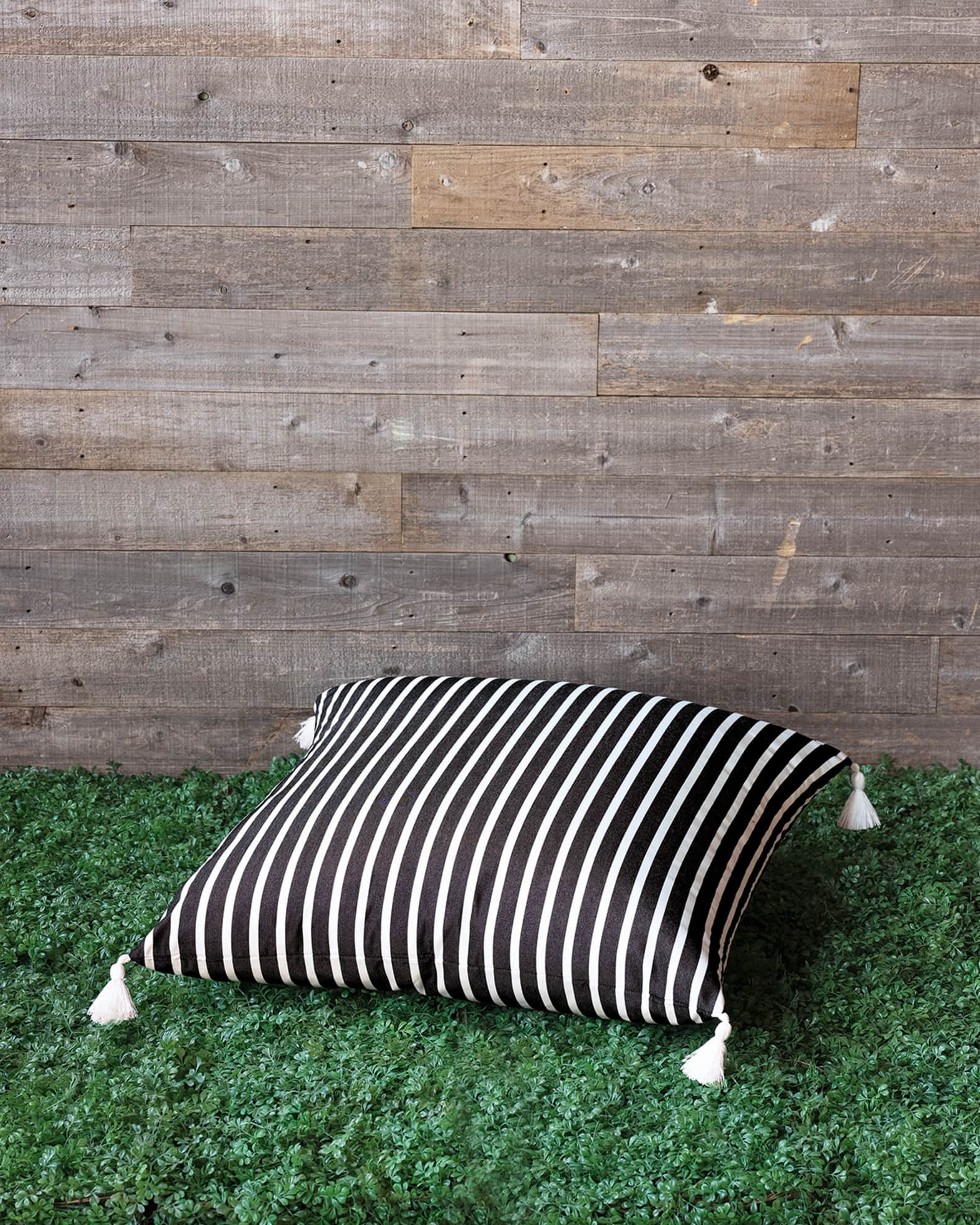 Awning Monochrome Floor Pillow 0