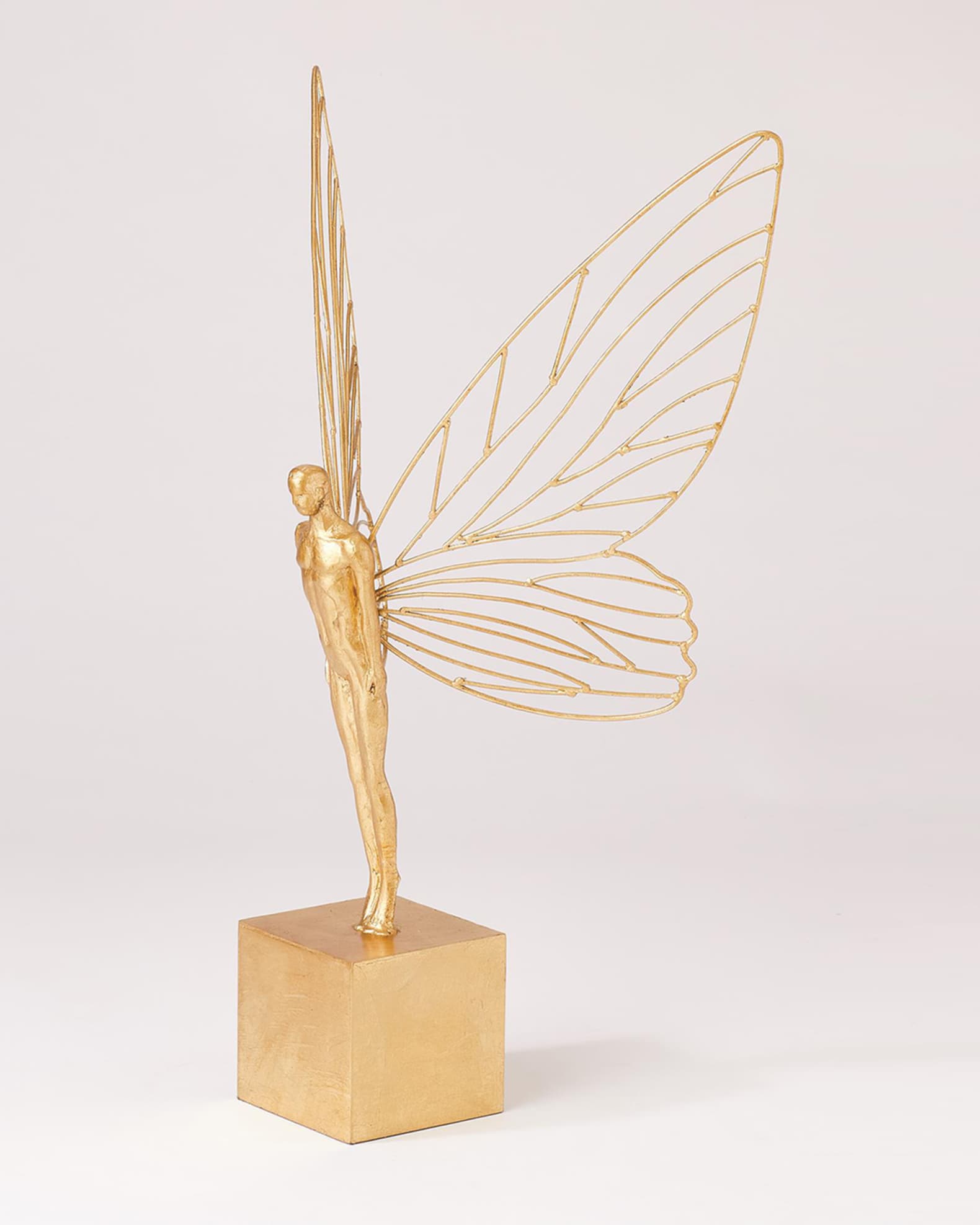 Winged Man Sculpture 1