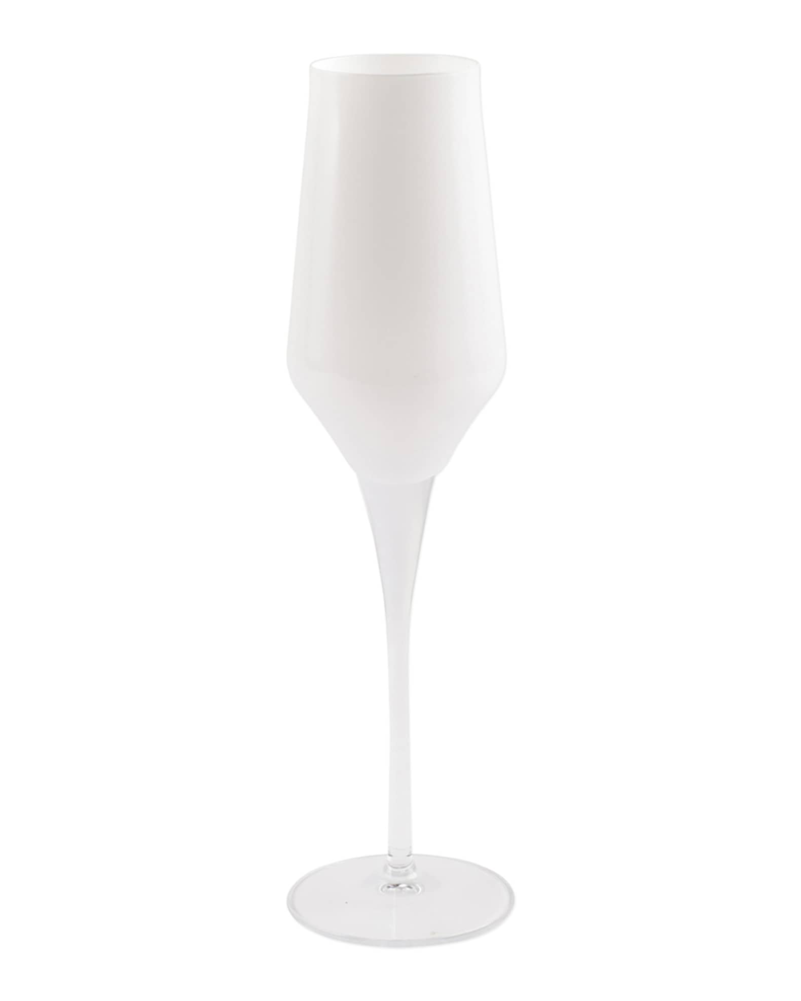 Vietri Contessa Champagne Glass - (five colors)