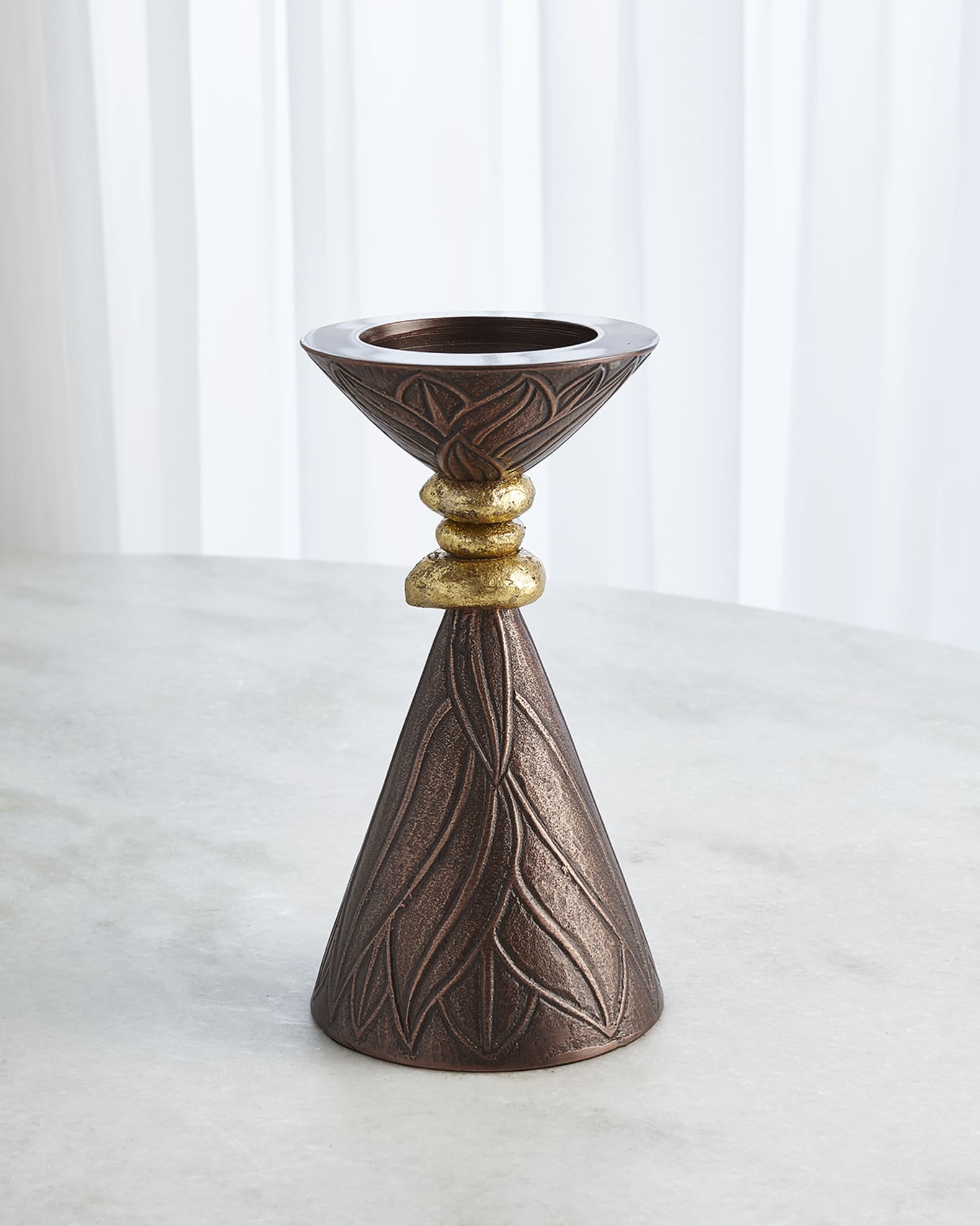 Large Leaf Candle Holder 0