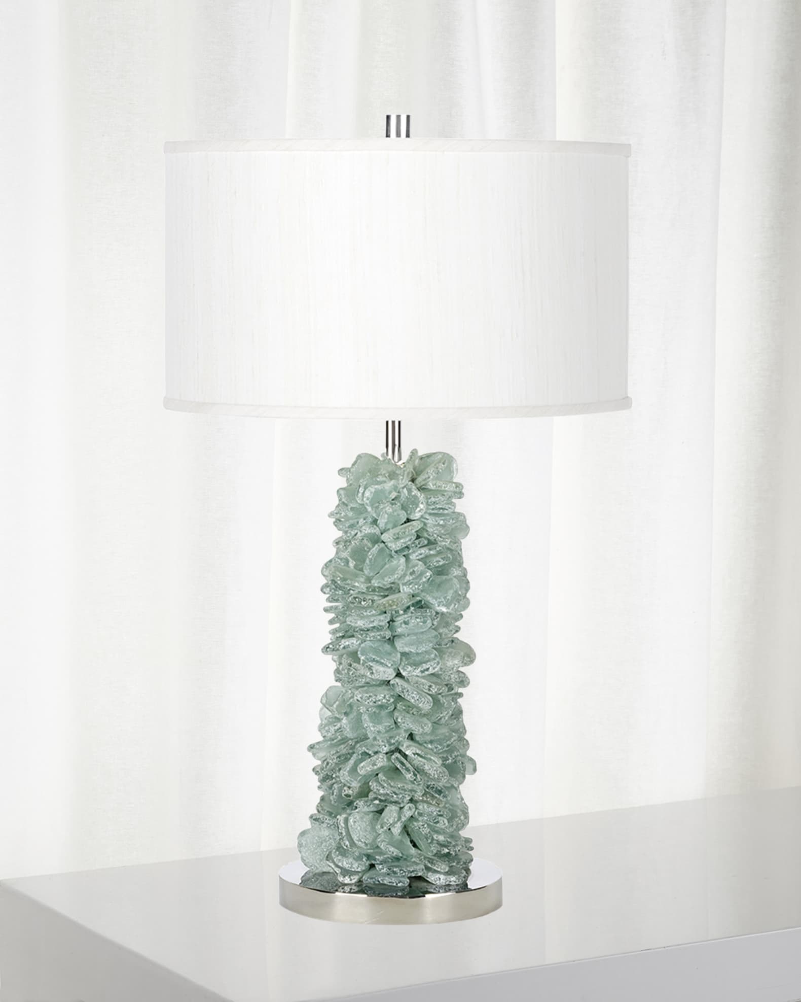 Sea glass lamp base new arrivals