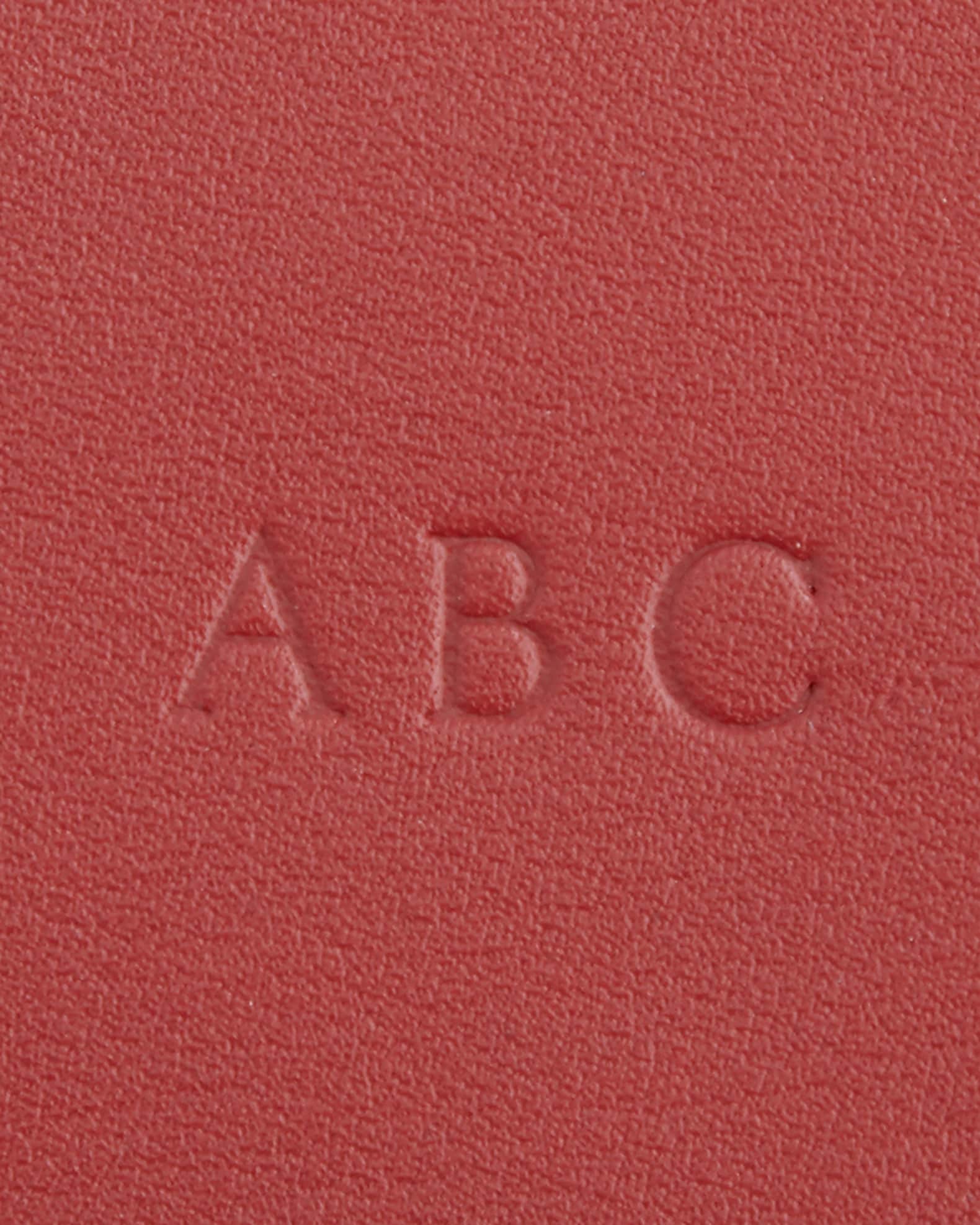 Monogrammed Large Leather Cosmetic Bag 1