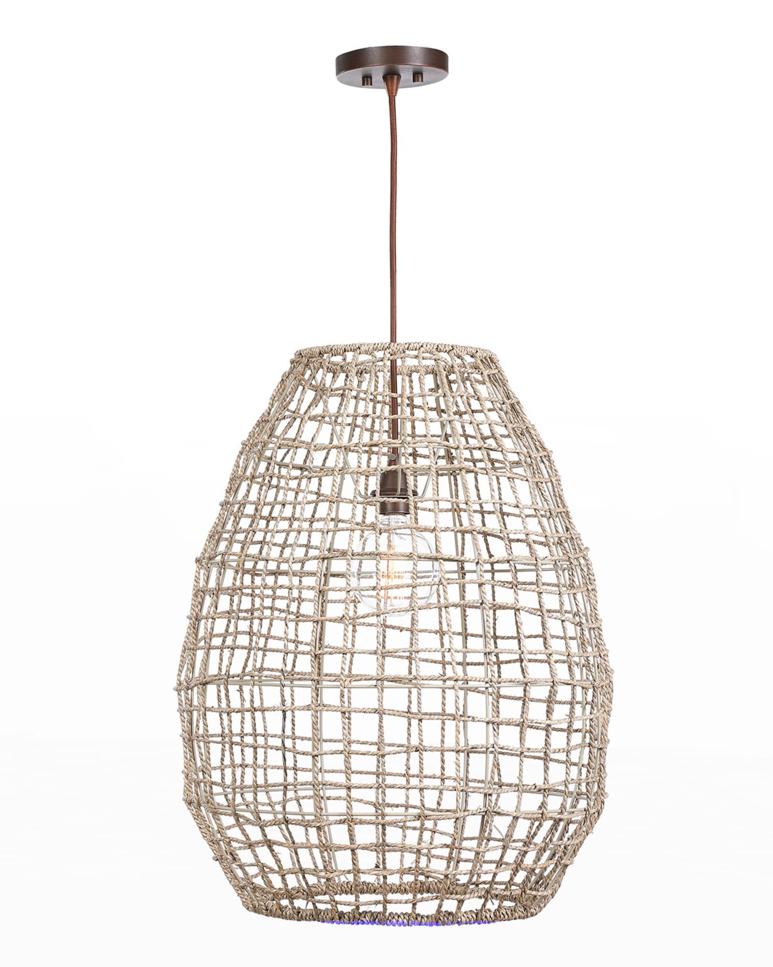 Cross Weave 1-Light Pendant 1