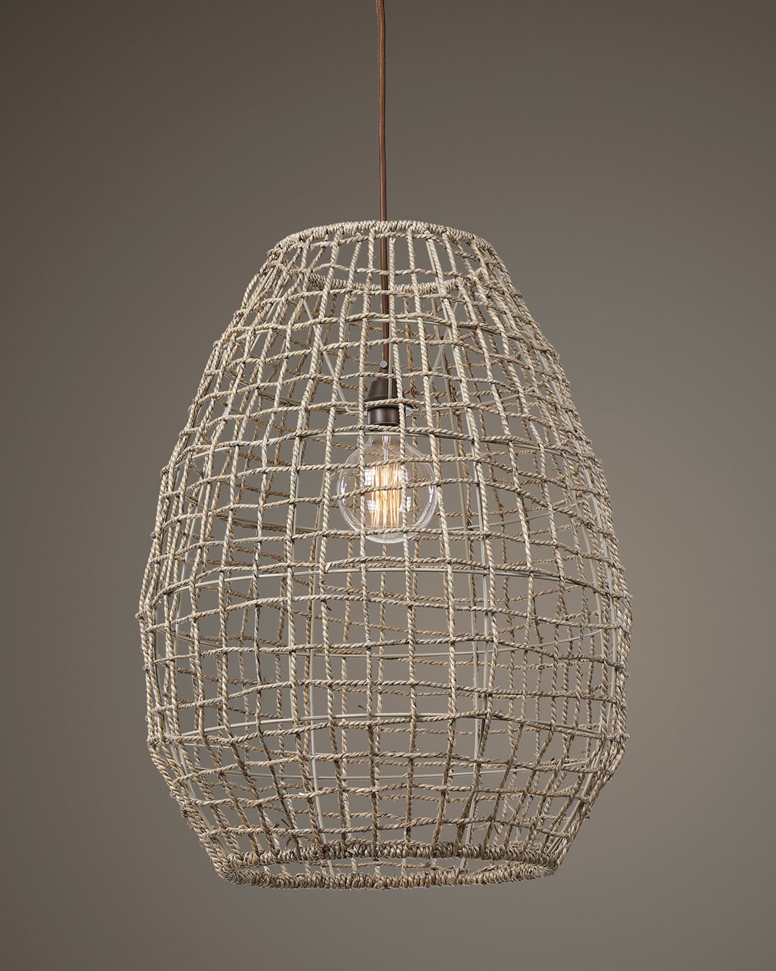 Cross Weave 1-Light Pendant 0