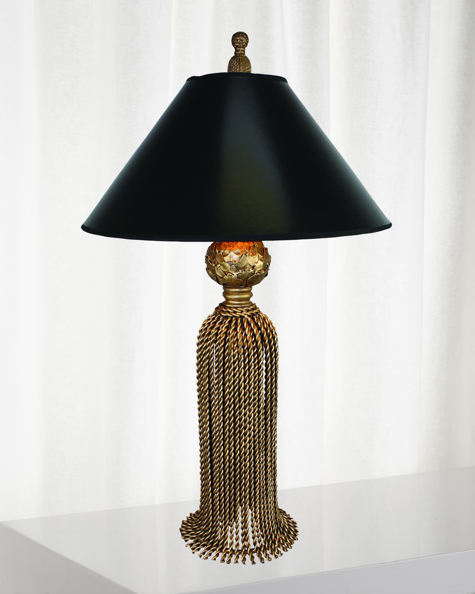 Twisted Tassel Table Lamp 0
