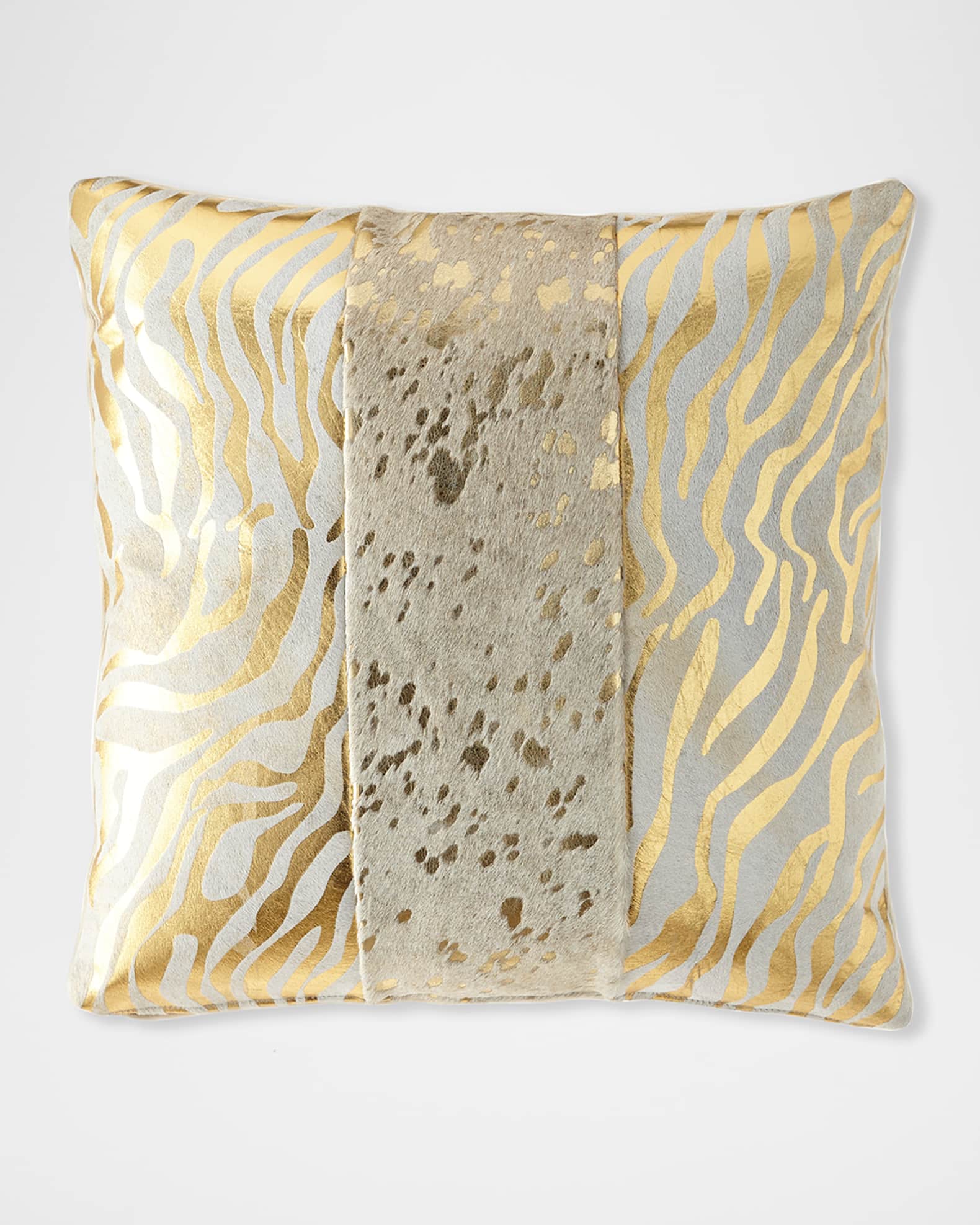 Zebra hide pillow sales