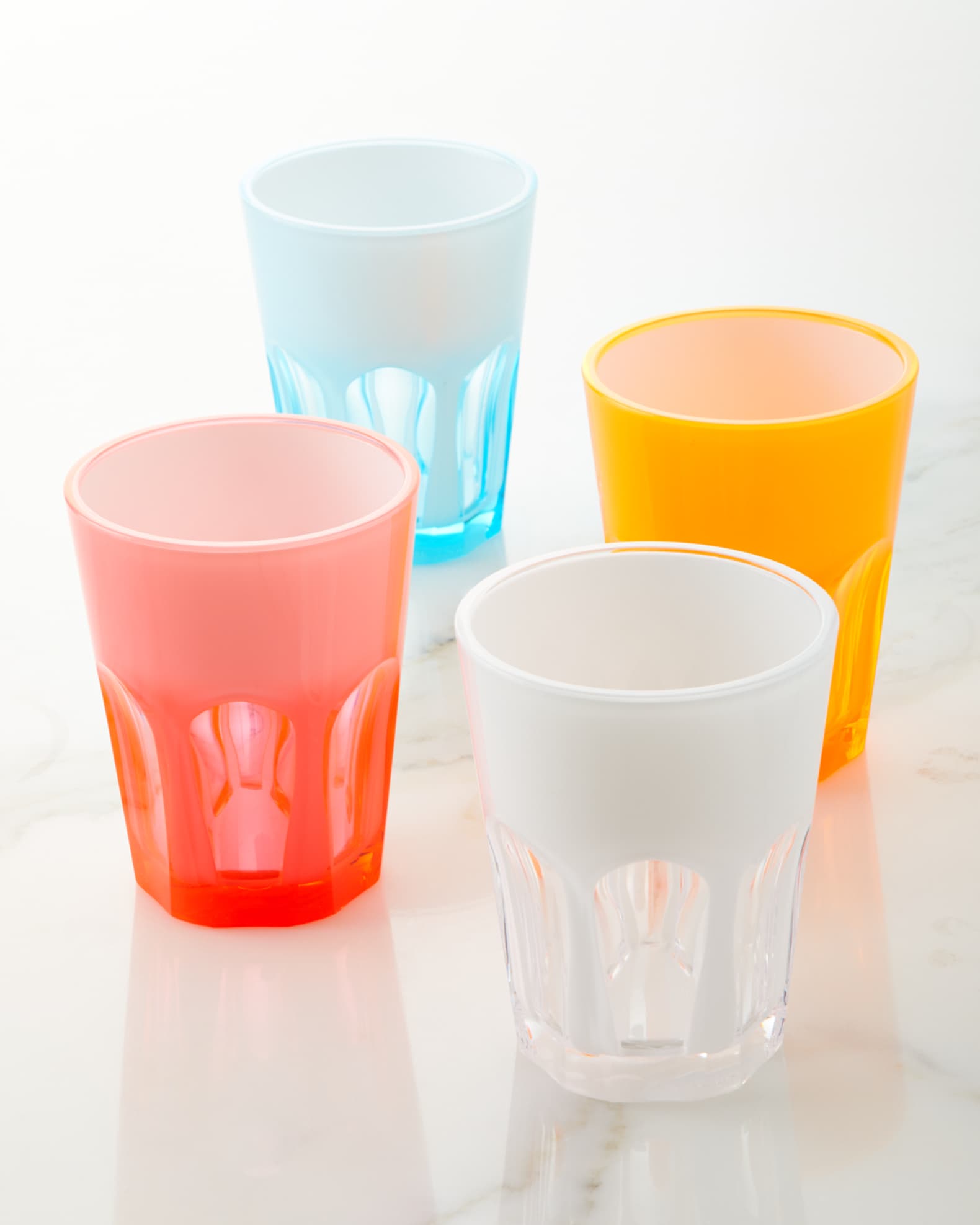 Double Face Acrylic Tumbler Glass 1