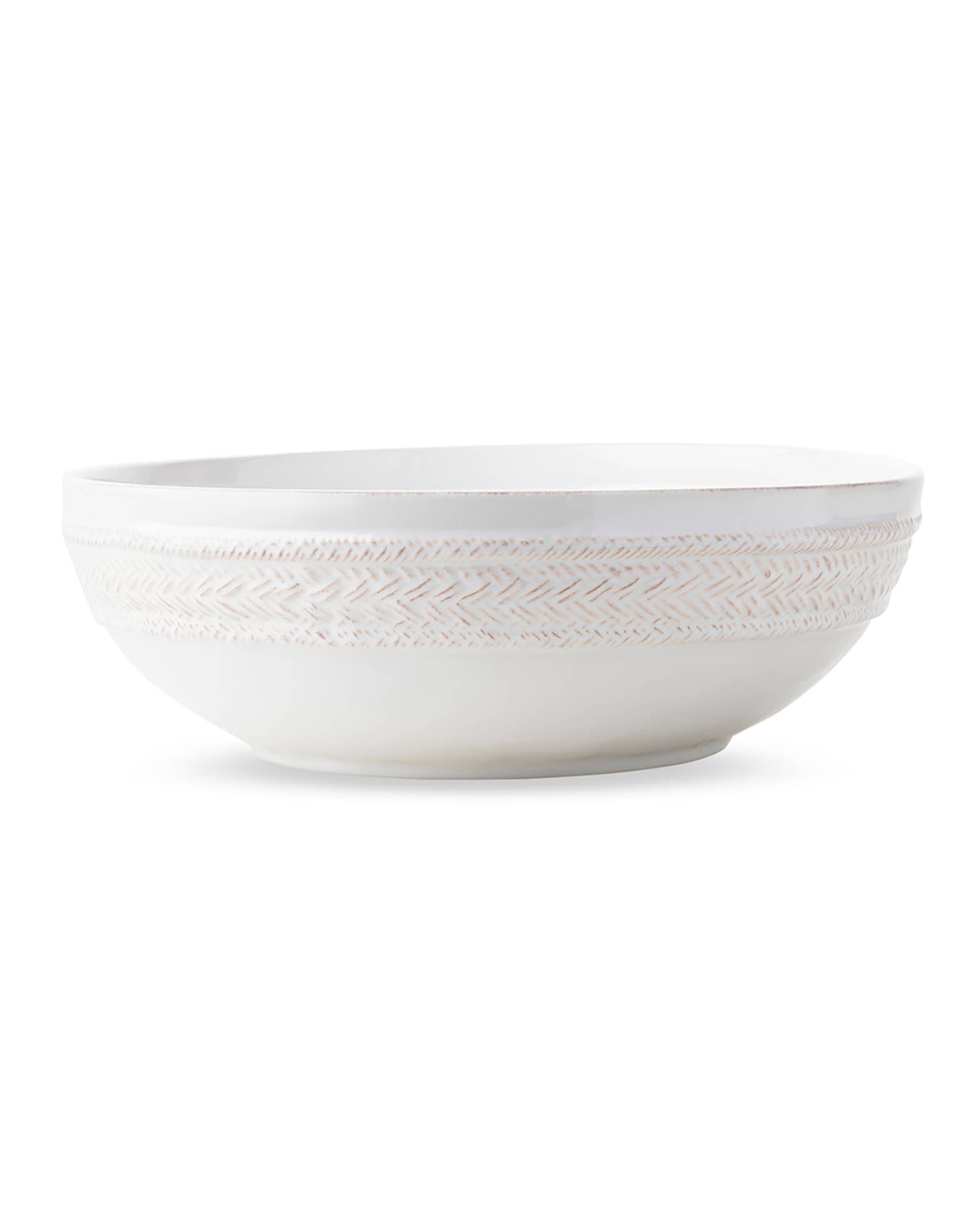 Le Panier 12" Serving Bowl - Whitewash 0