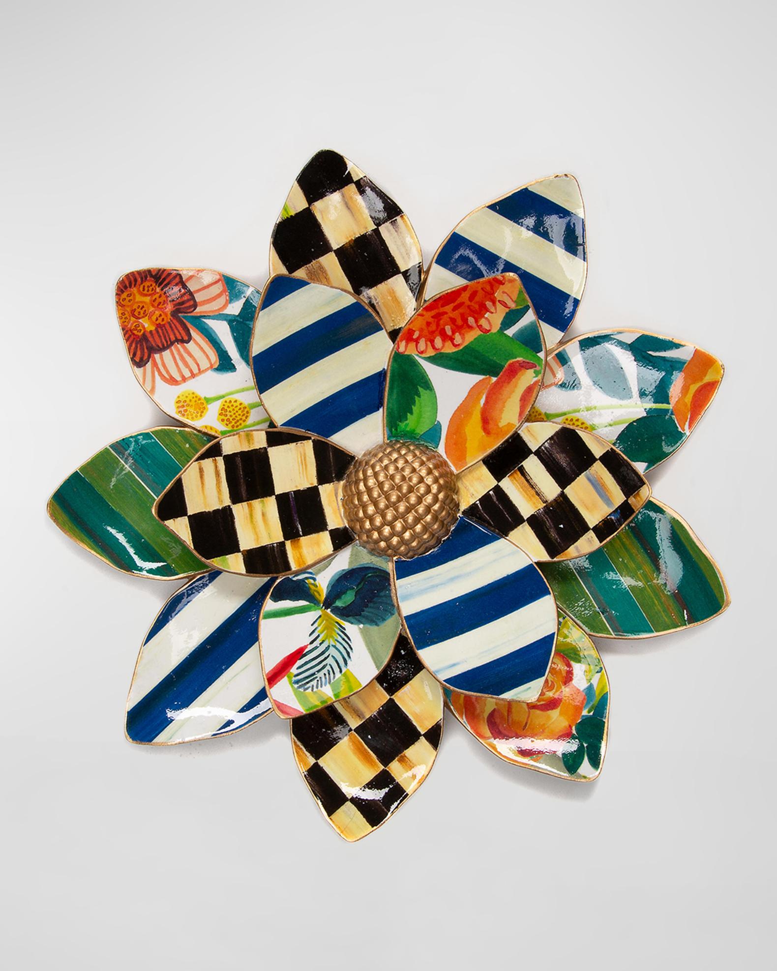 MacKenzie-Childs Small Wallflower Wall Art | Neiman Marcus
